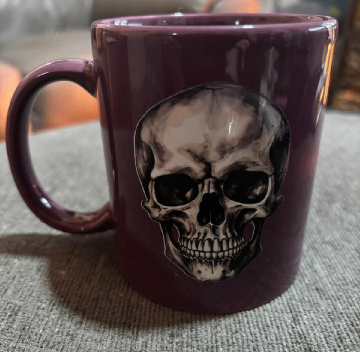 Skull & Spider Purple Mug