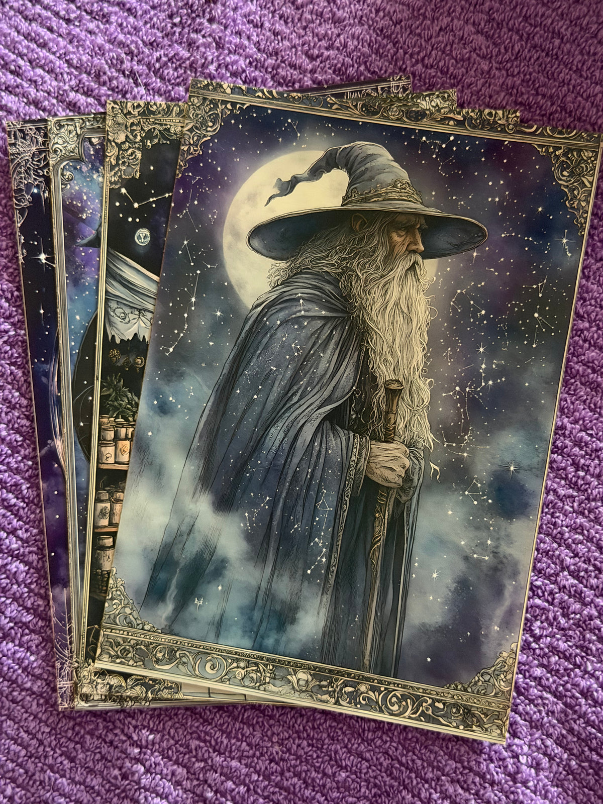 Celestial Gothic Mini Prints Set 4