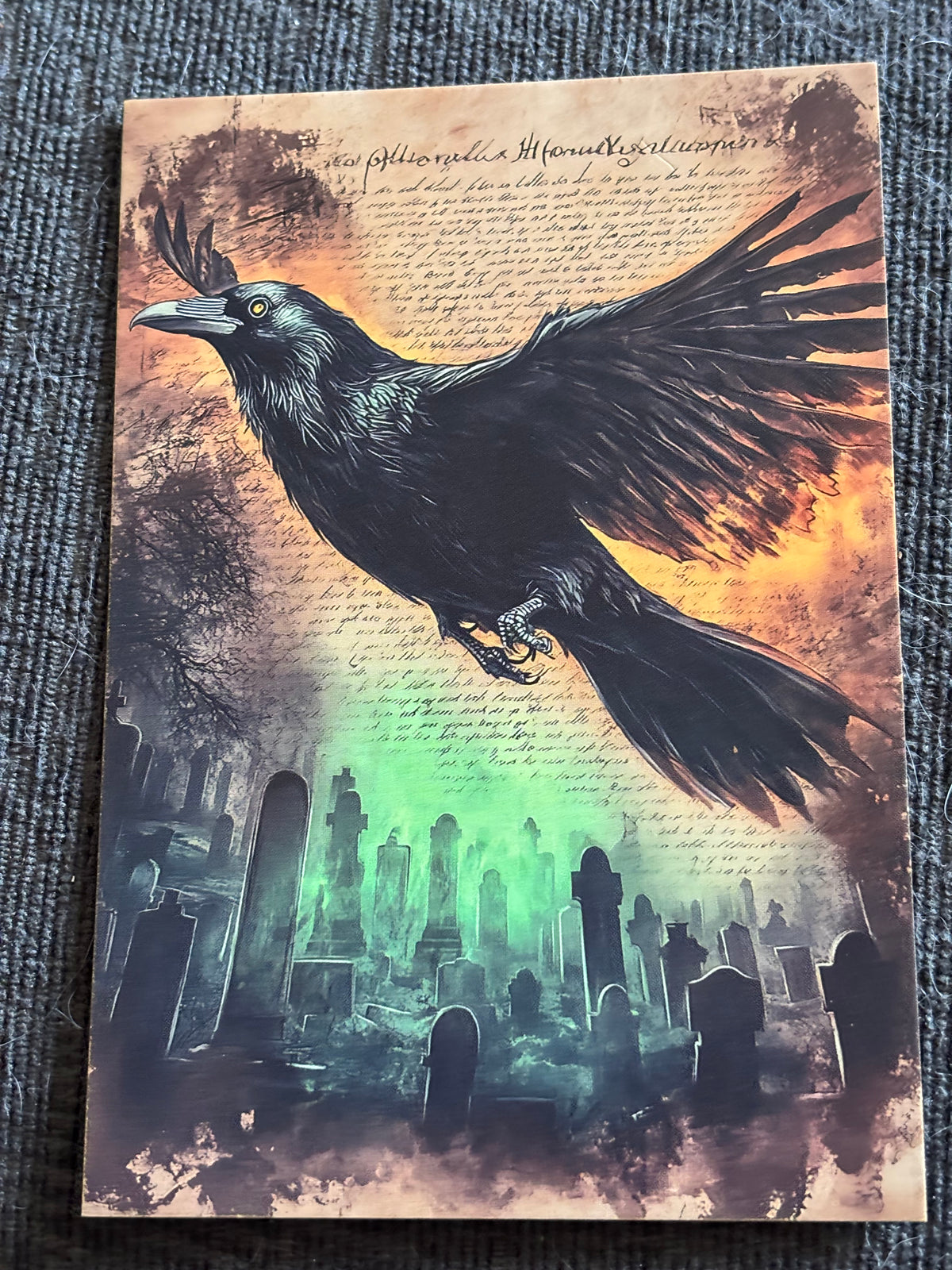 Gothic Graveyard Art Print Set