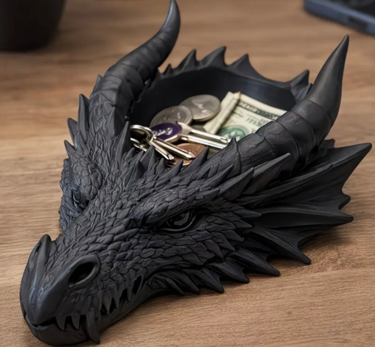 The Dragon’s Hoard — Black Dragon Jewellery & Trinket Dish