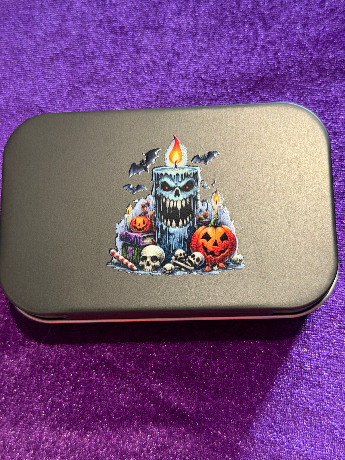 Monster Candle Multipurpose Metal Tin