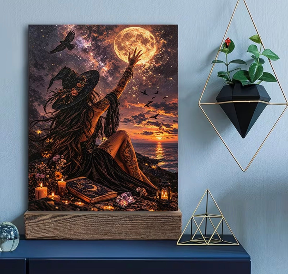 Calling Down the Moon — Gothic Paint by Numbers Kit