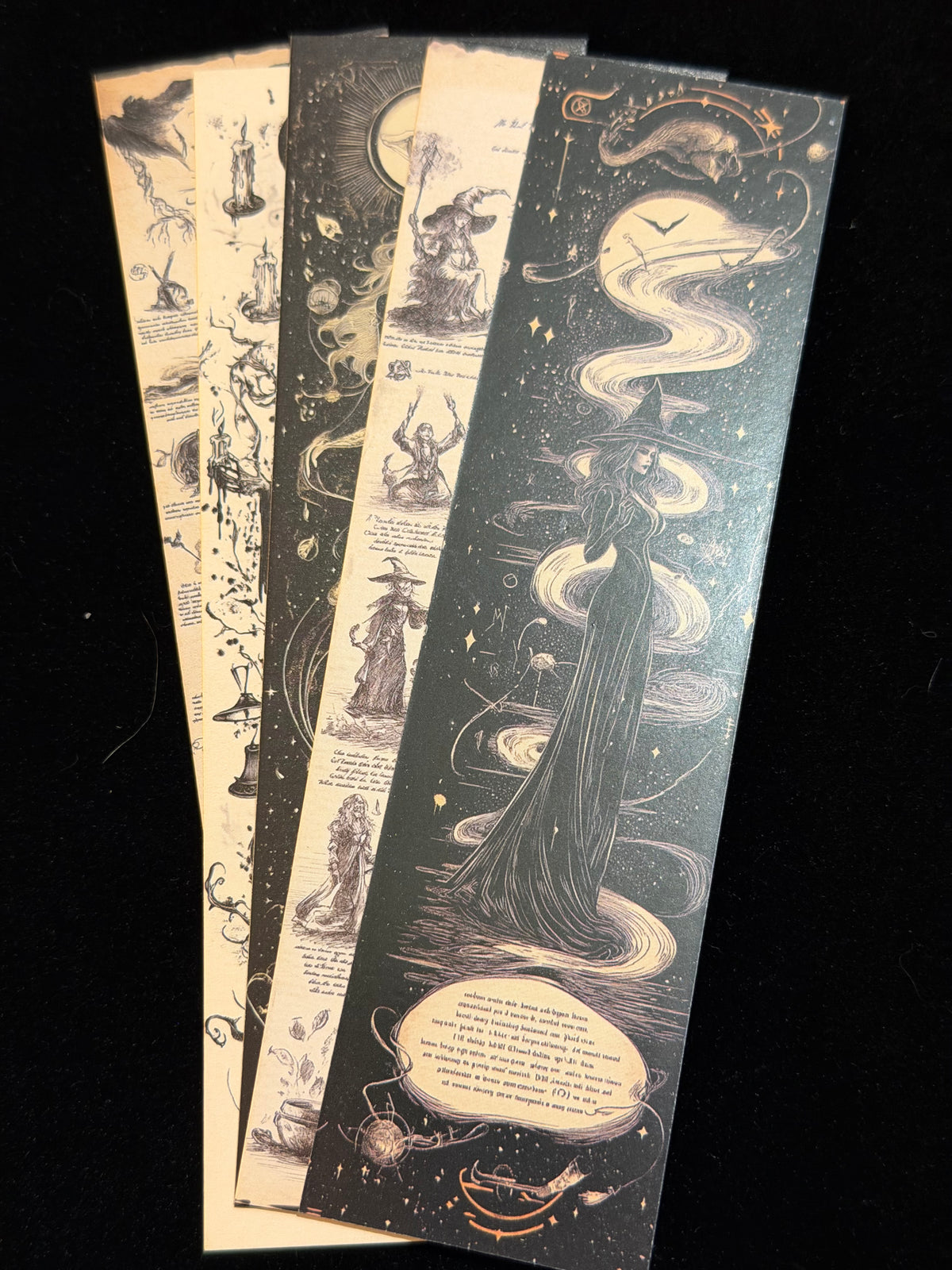 Arcane Witchcraft Double-Sided Bookmark Set – Pack of 5