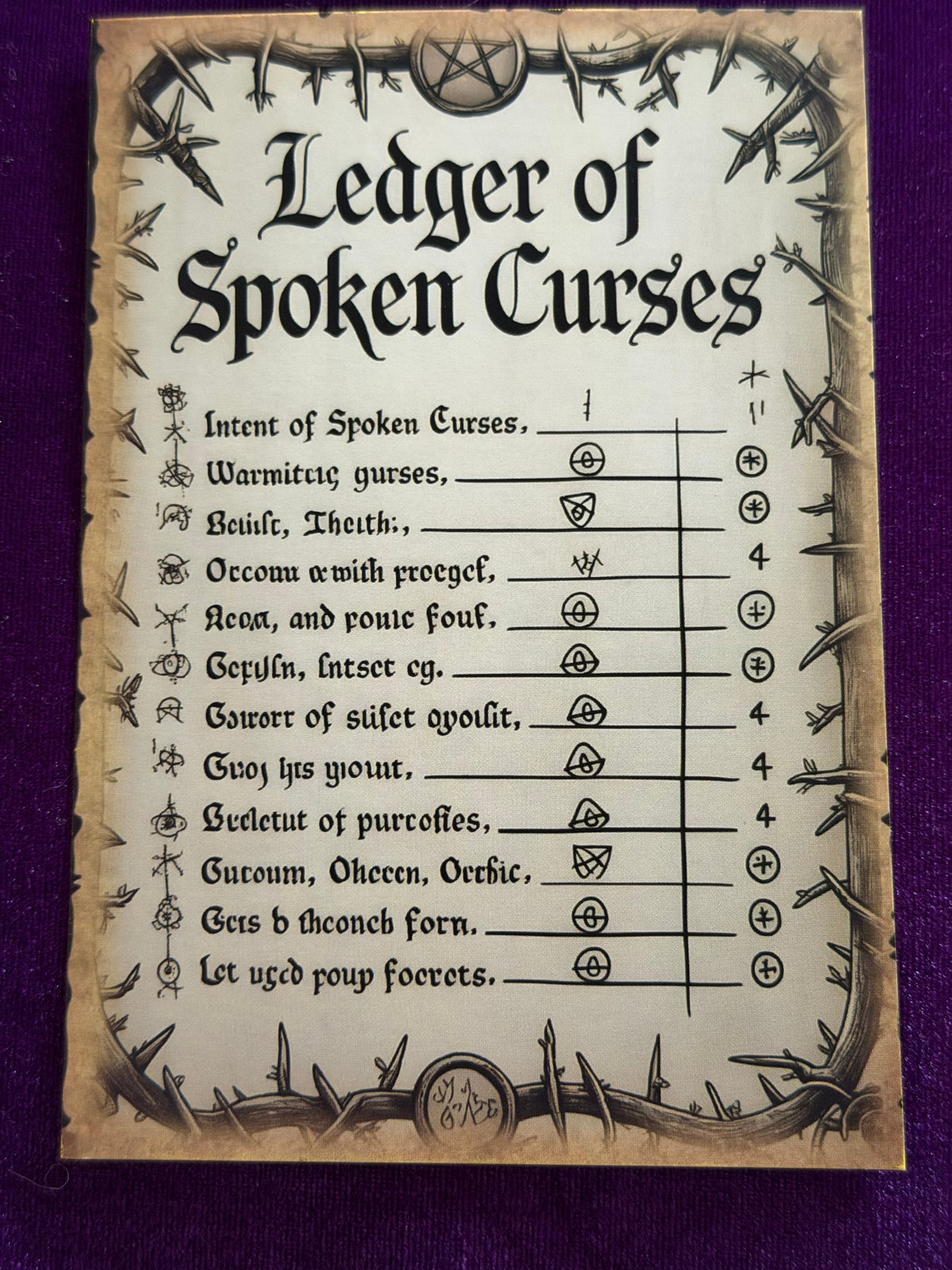 The Witches Grimoire Set 5