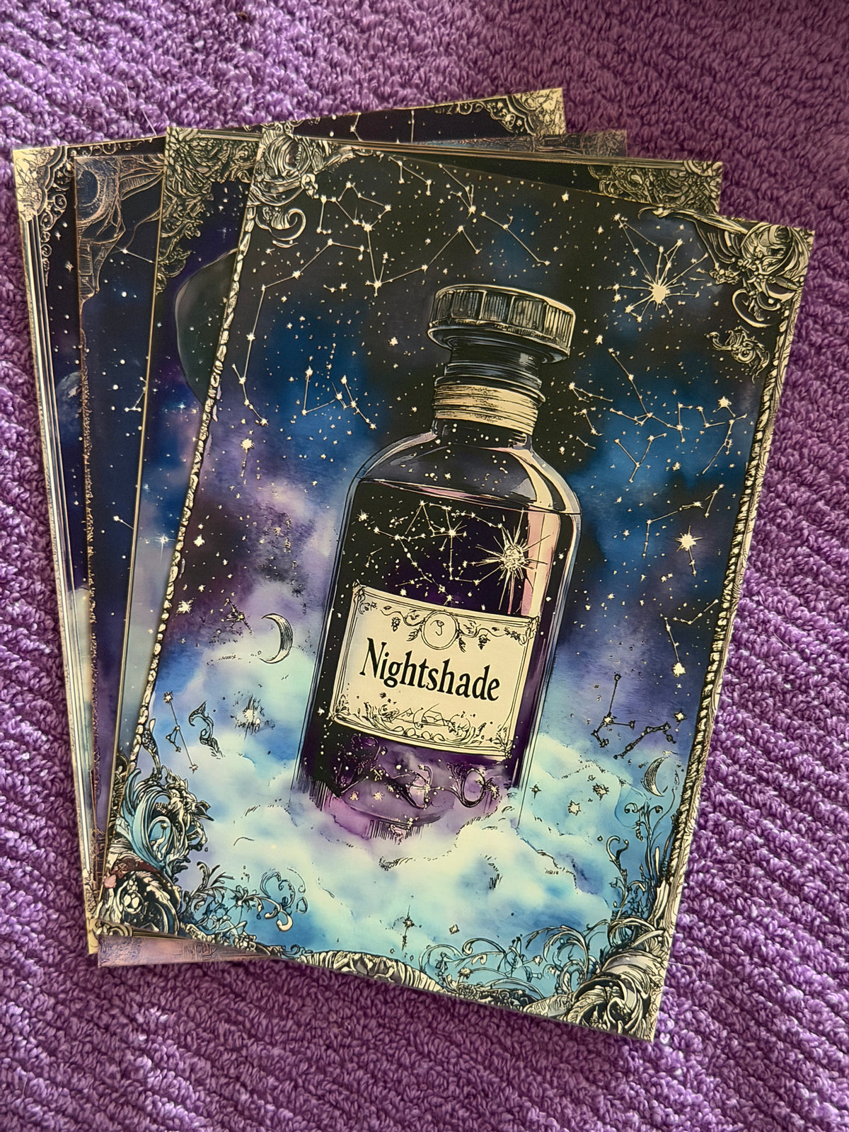 Celestial Gothic Mini Prints Set 3