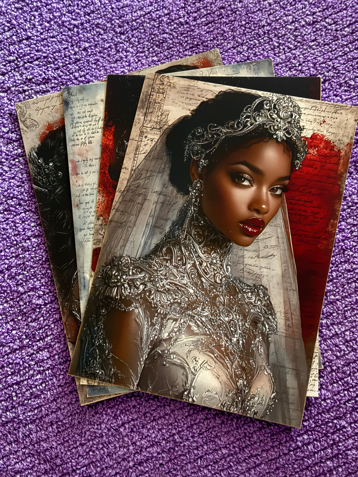 Gothic & Fantasy Mini Art Prints – Set 1 – Pack of 4
