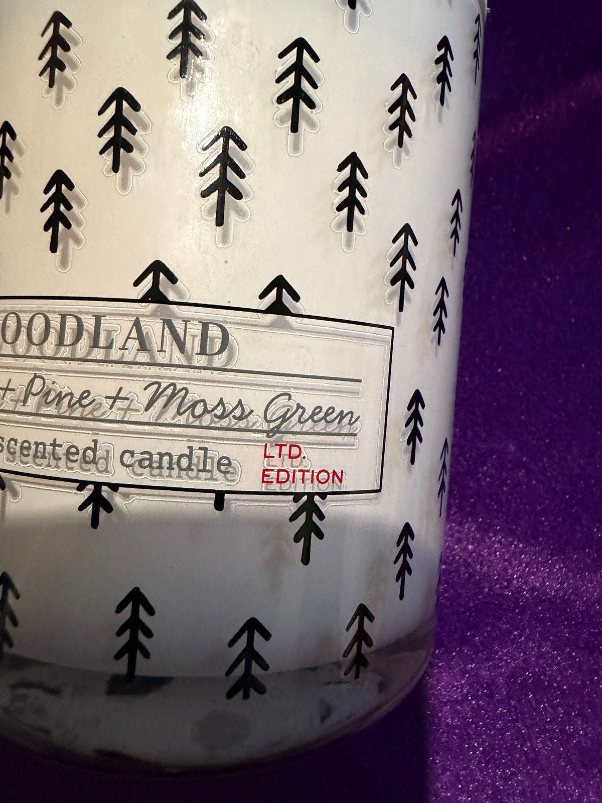 Limited Edition Woodland Birch, Pine & Moss Scented Candle