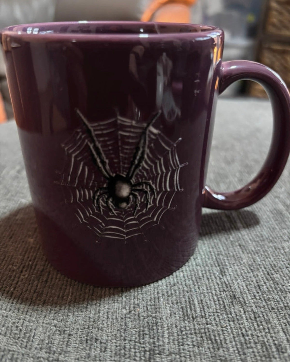 Skull & Spider Purple Mug