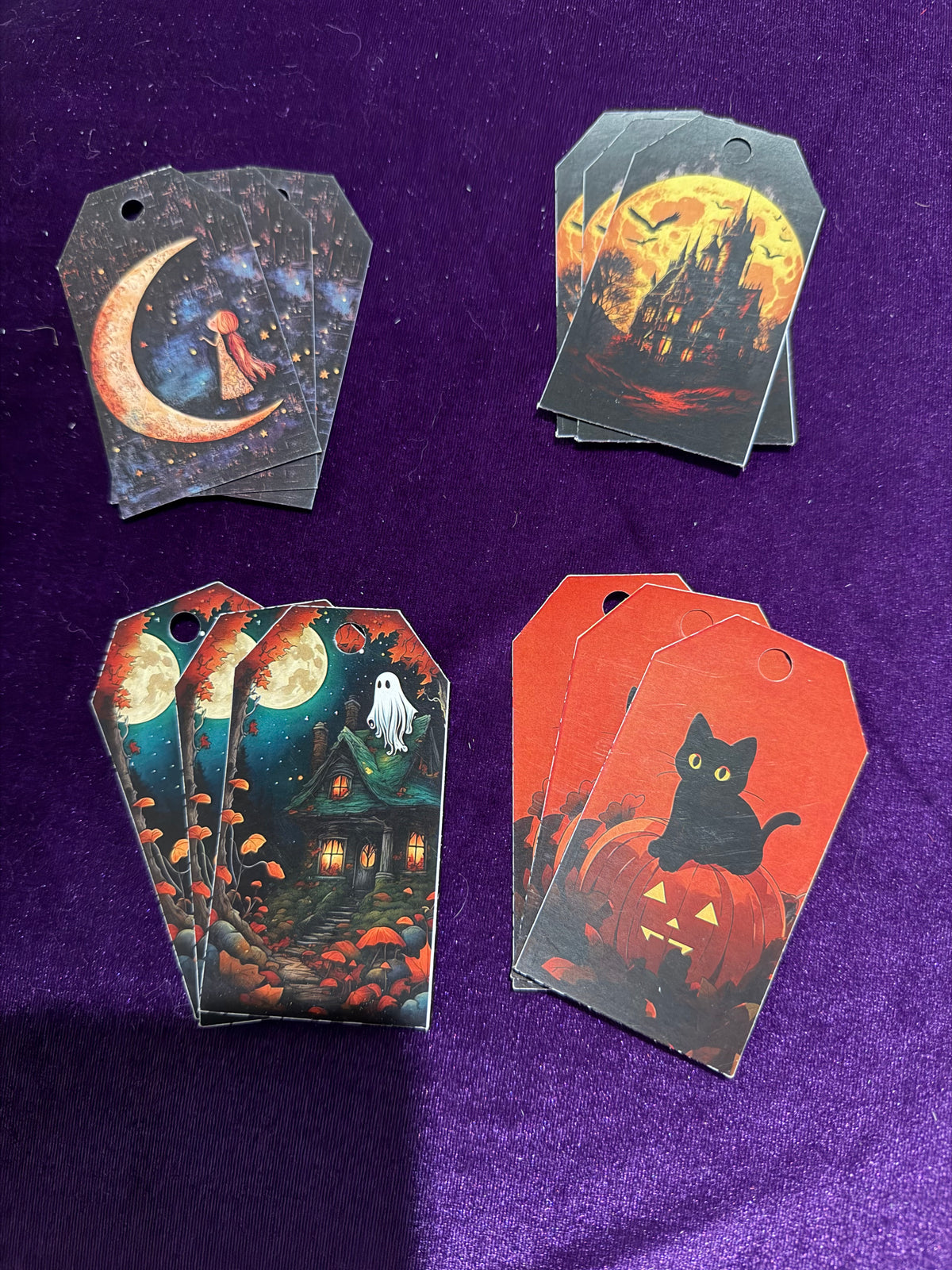Dark & Whimsical Gift Tags – Pack of 12