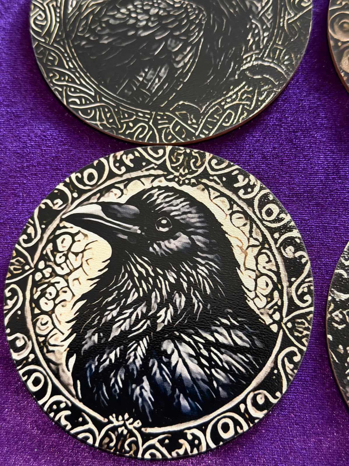 Ravens Wooden Coasters – Set of Six