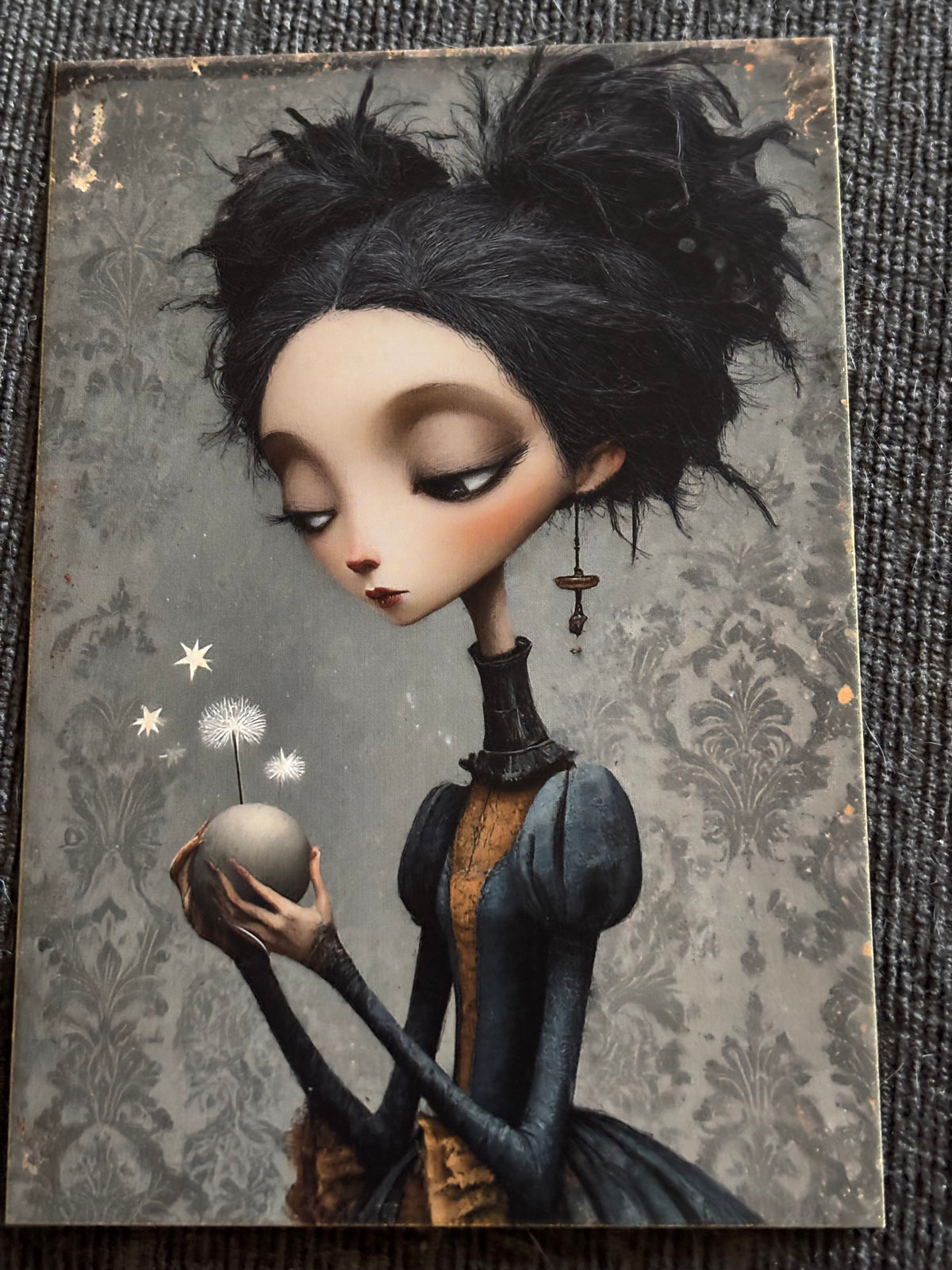 Gothic Doll Mini Art Print Set (4 Pack)