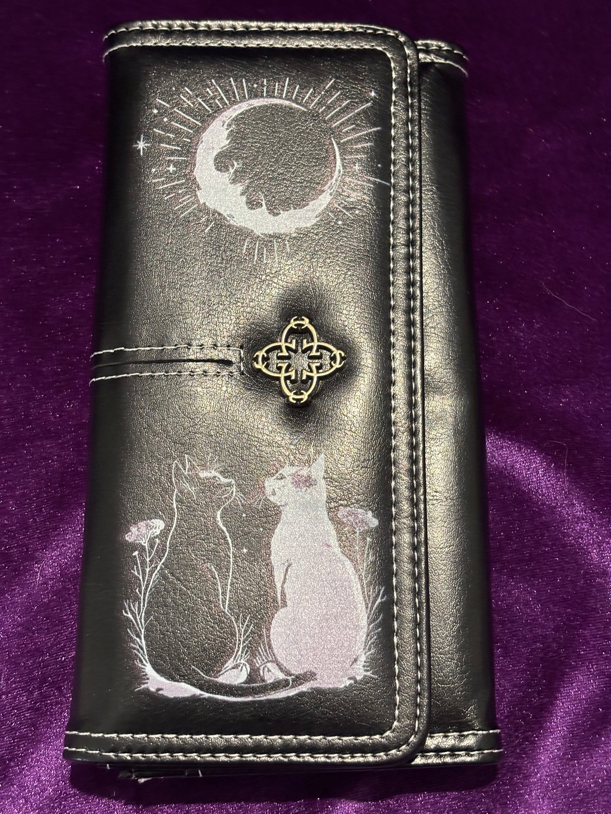 Moonlit Cats Gothic Purse