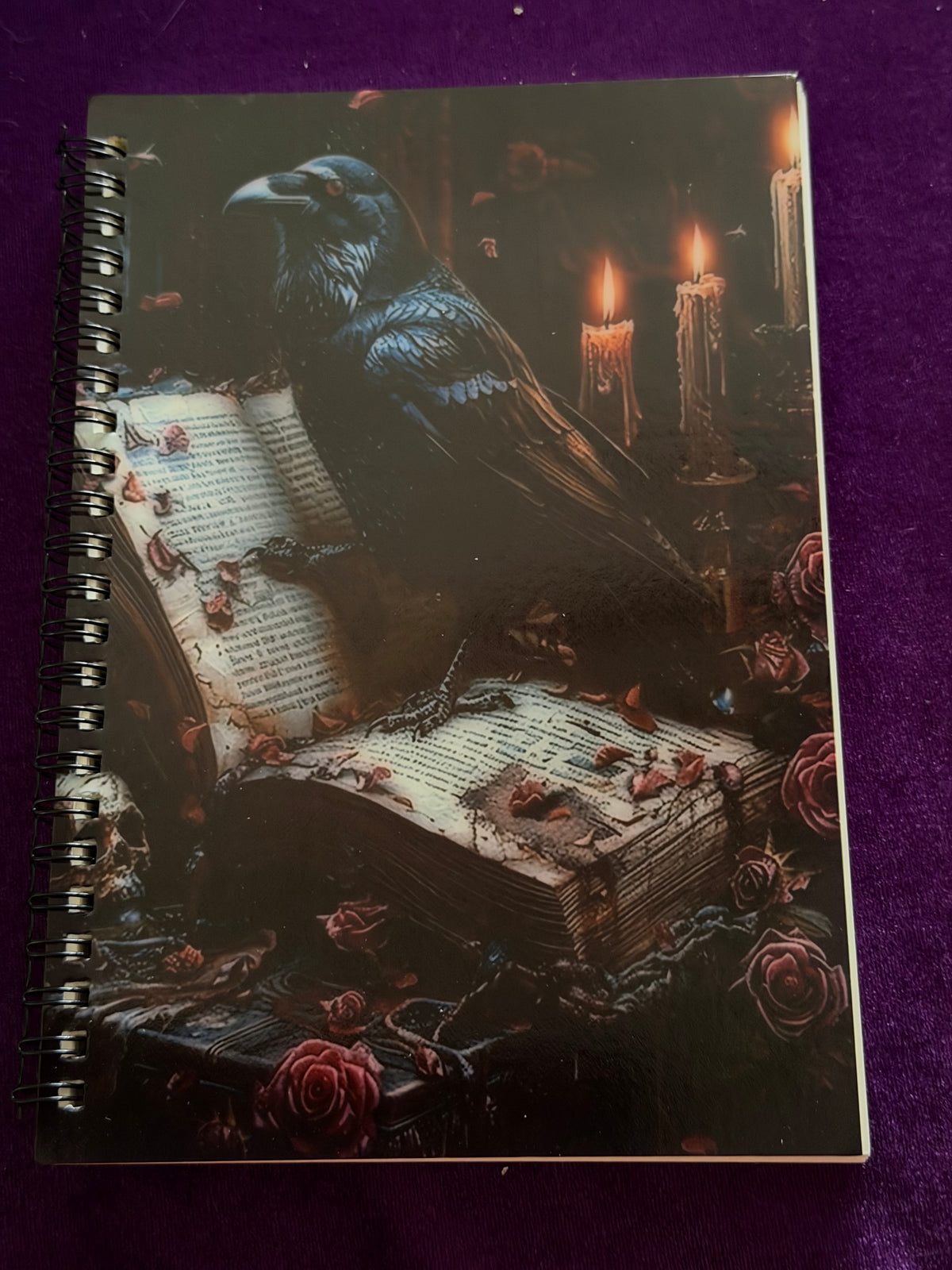 Raven’s Grimoire – Gothic Raven Notebook