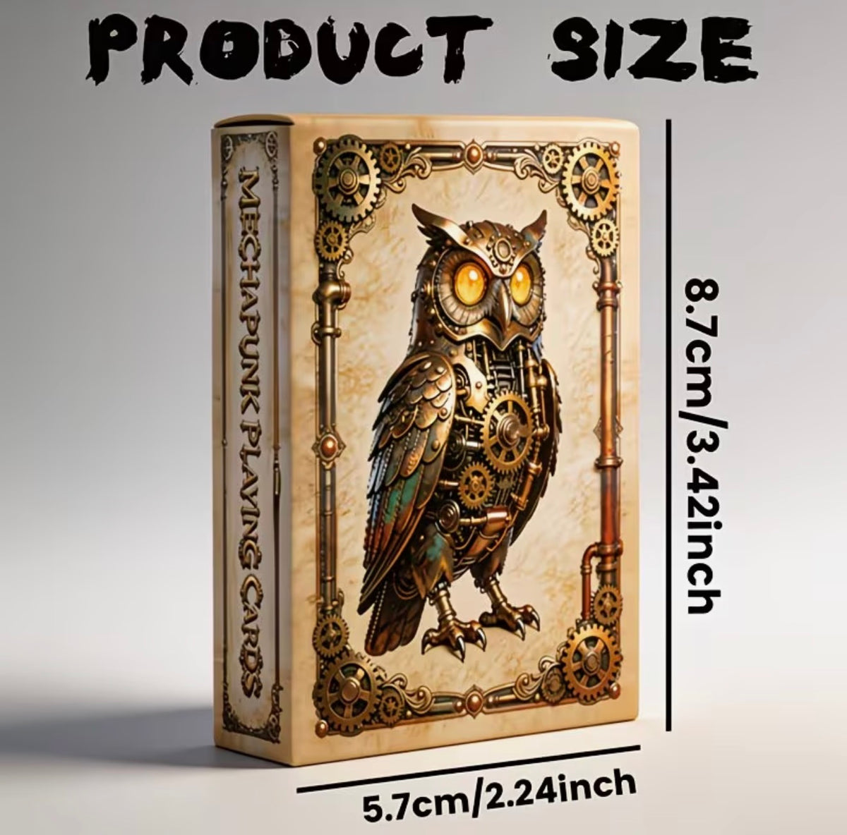 Steampunk Menagerie Playing Cards