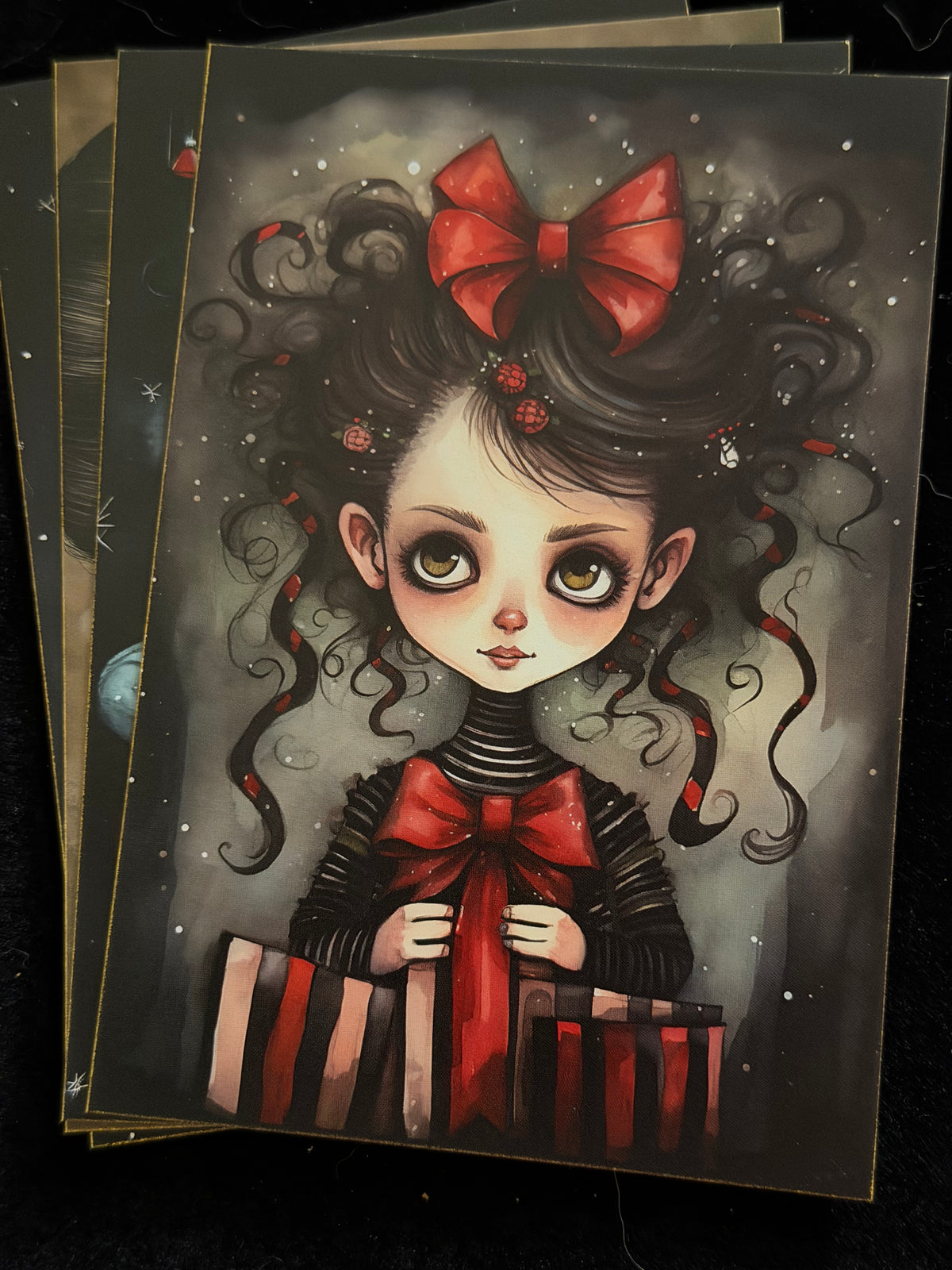 Gothic Christmas Girls – Mini Print Set