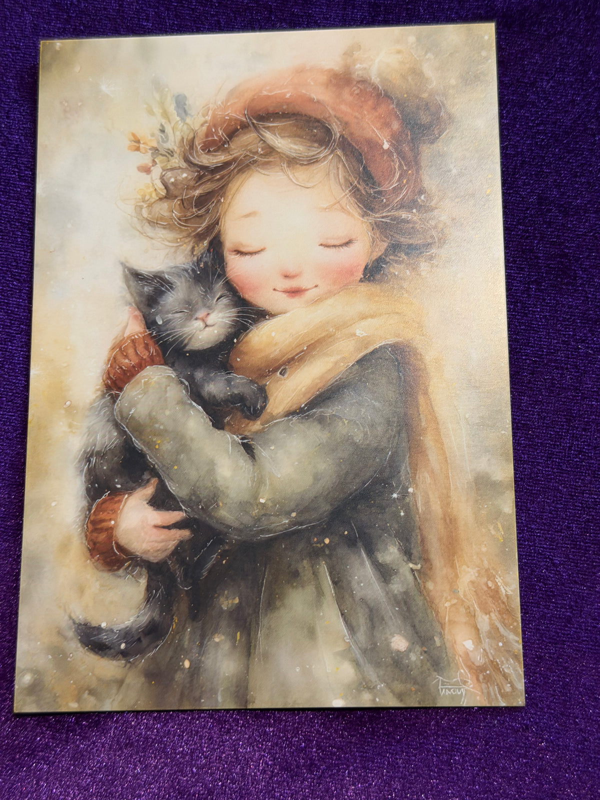 Whiskers in Watercolour Mini Prints – Set 1