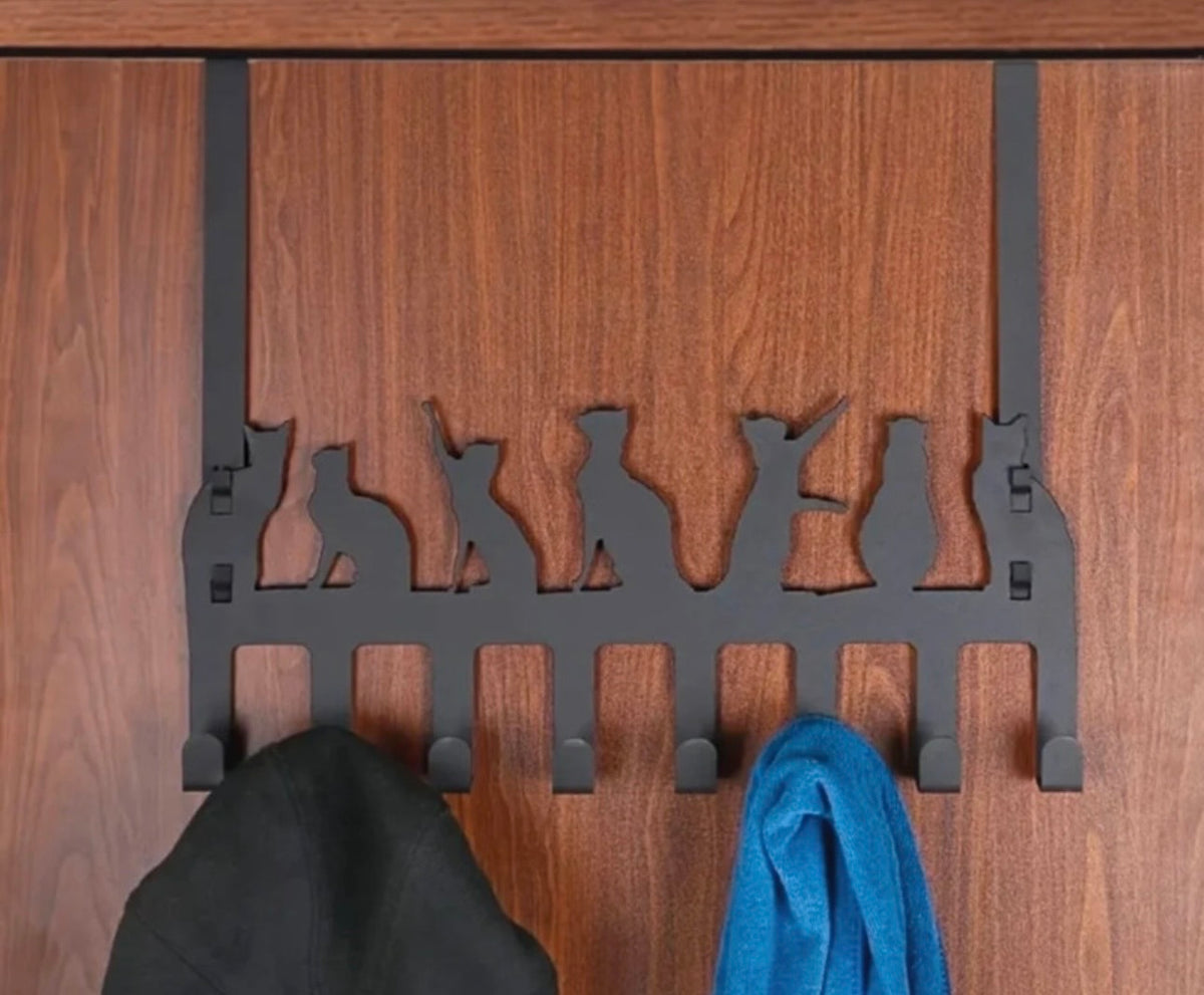 The Catwalk — Over-the-Door Cat Hook Rack