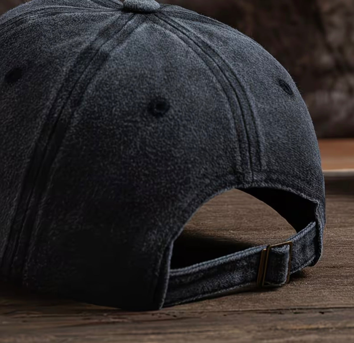 Washed Brown Witch Crescent Moon Unisex Adjustable Baseball Cap