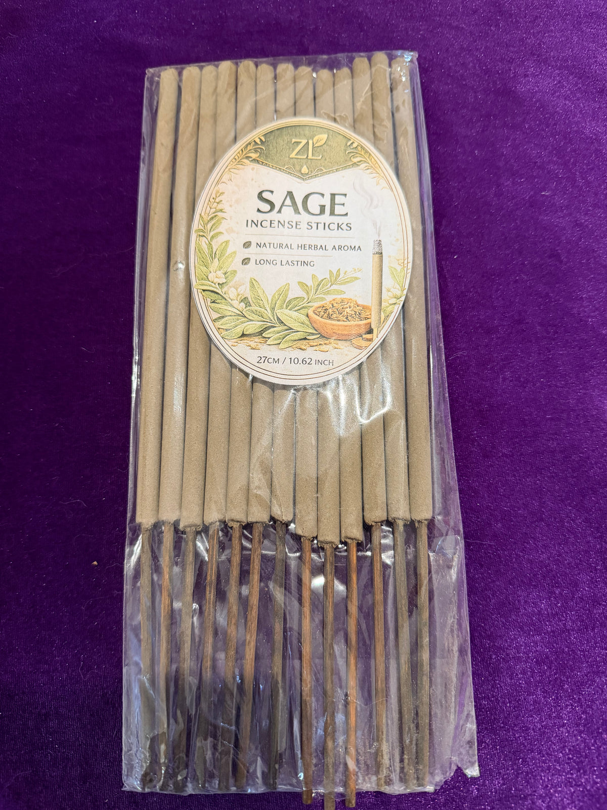 Extra Thick Sage Incense Sticks – 27 cm