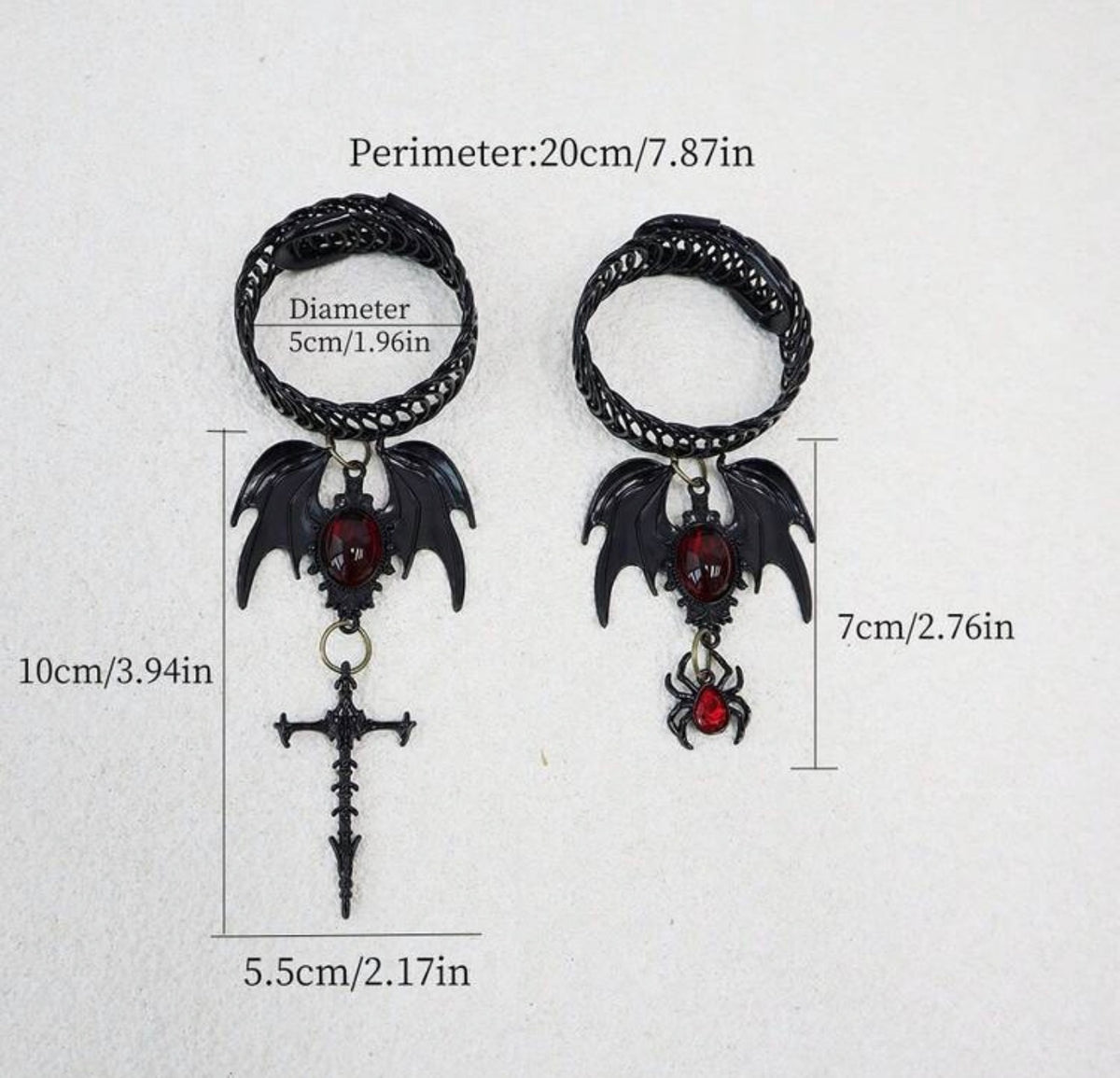 Nightwing – Gothic Bat & Spider Curtain Tiebacks
