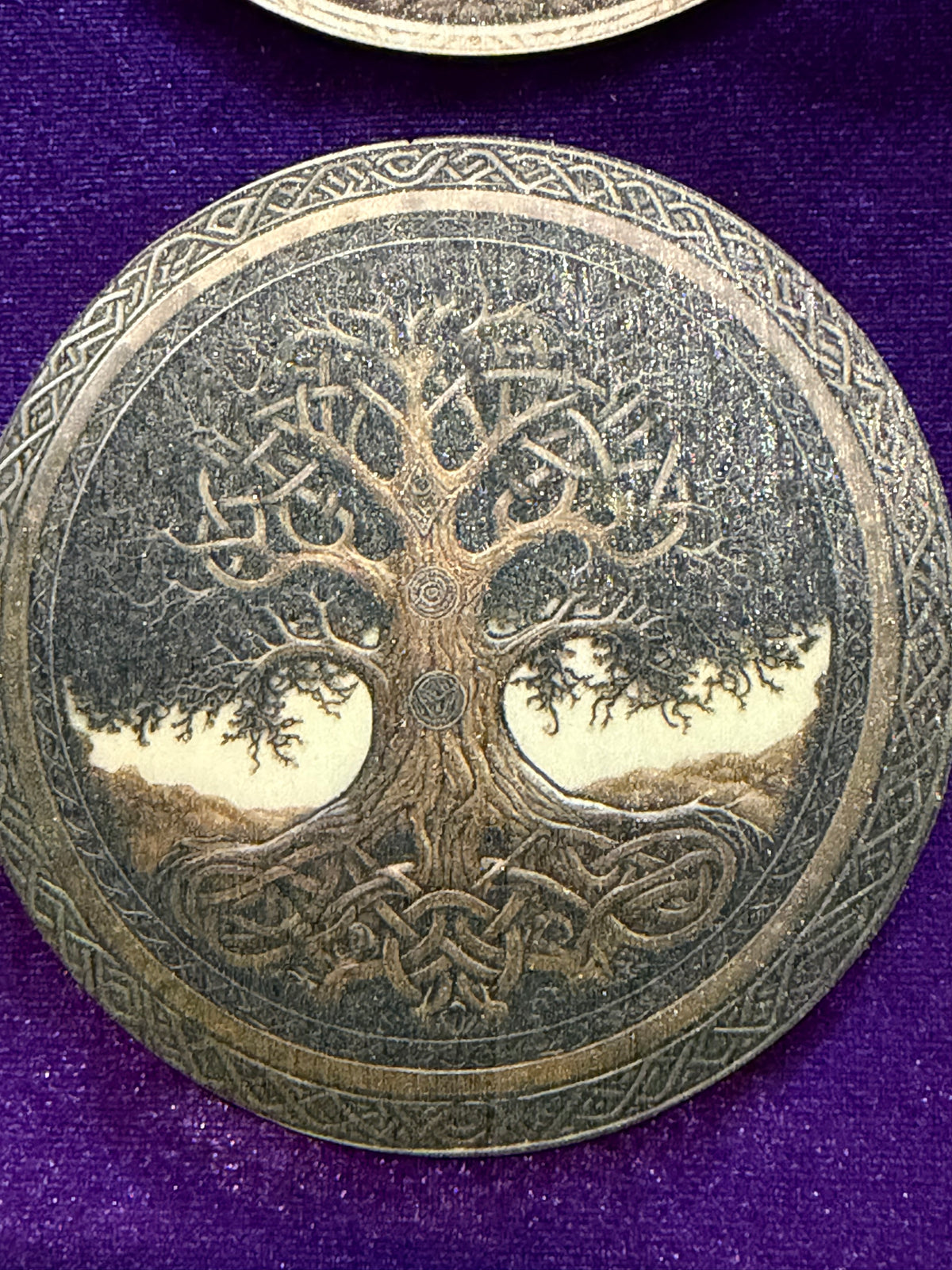Tree of Life Wooden Coasters – Set of Four