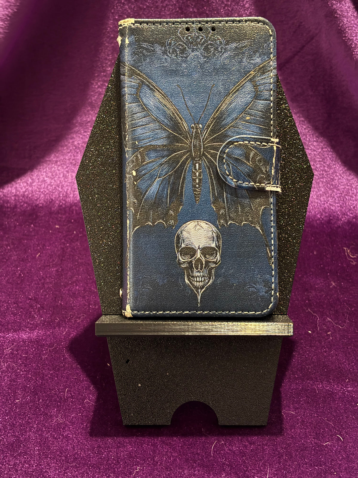 Coffin-Shaped Gothic Mobile Phone Holder – 20cm