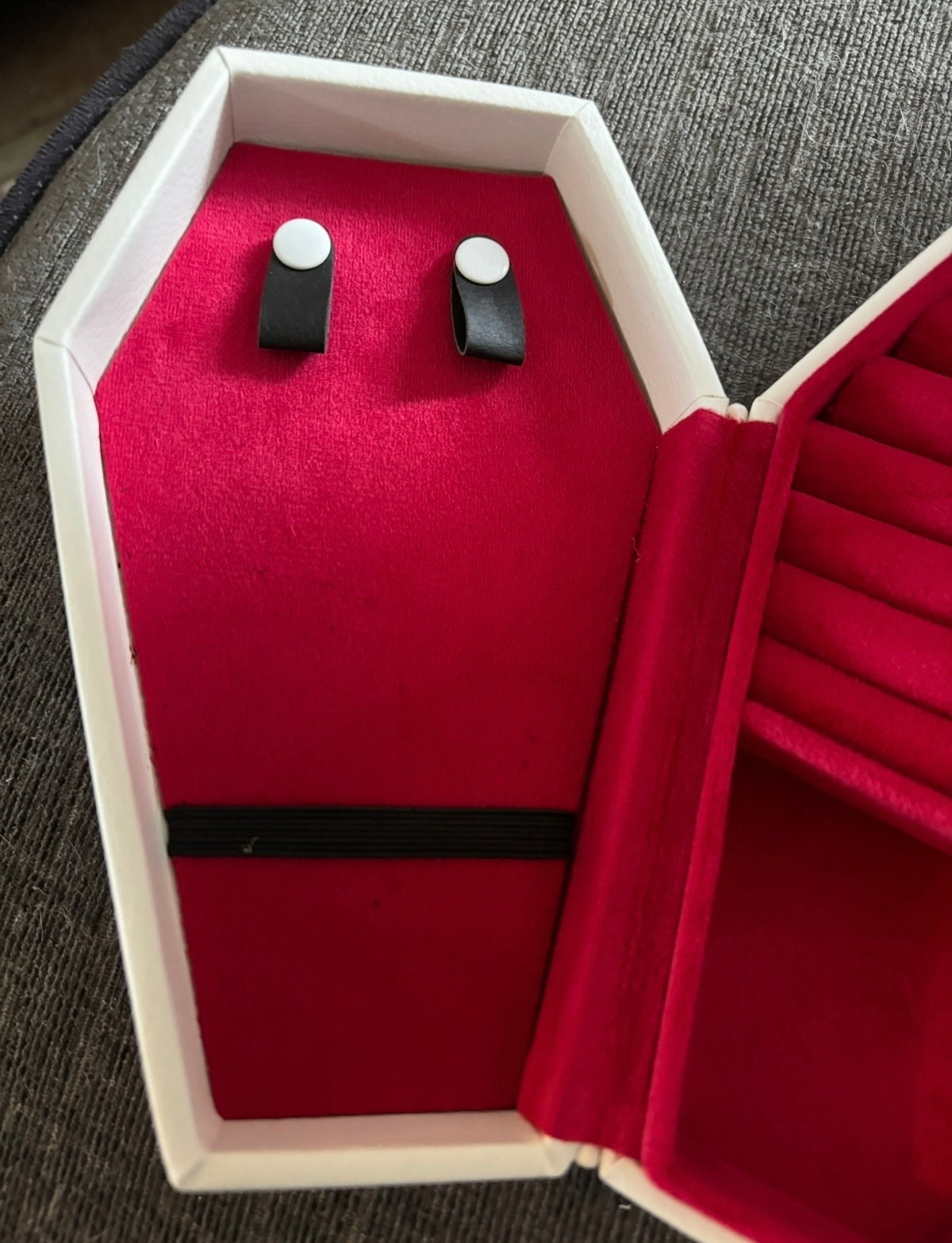 Loved by Death Coffin Jewellery Box