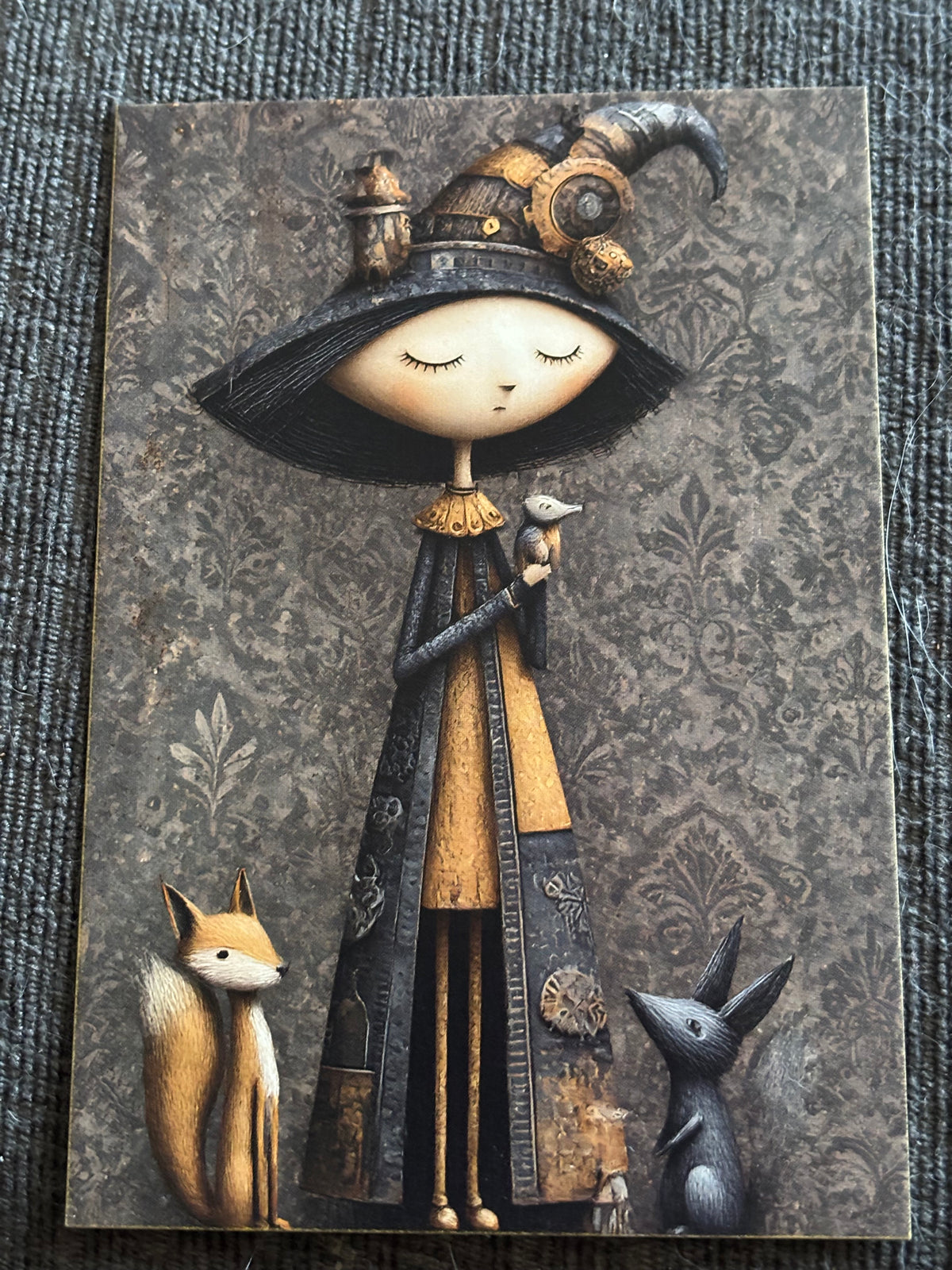 Gothic Doll Mini Art Print Set (4 Pack)