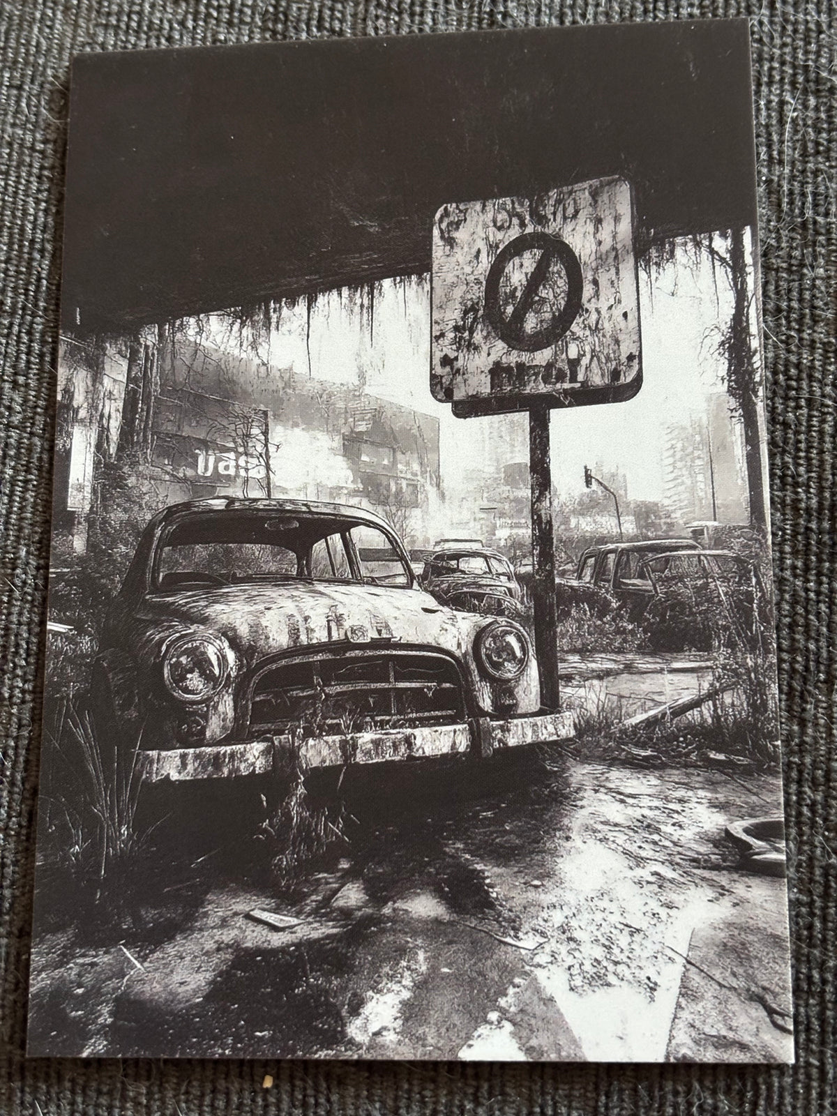 Deserted Town Mini Art Print Set (4 Pack)