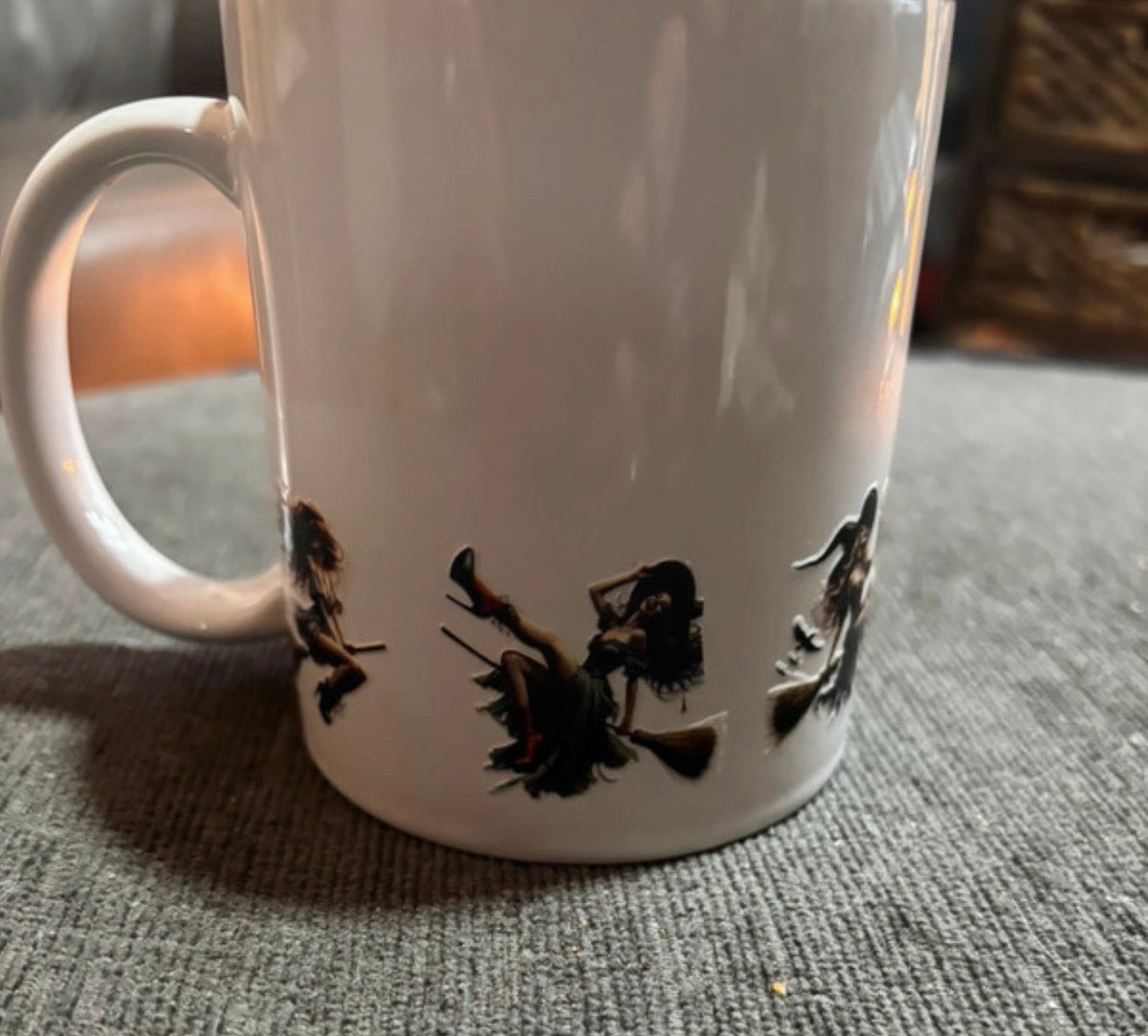 Acrobatic Witch Mug