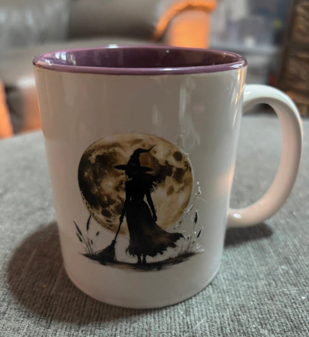 Moonlit Wytch Purple-Rim Mug
