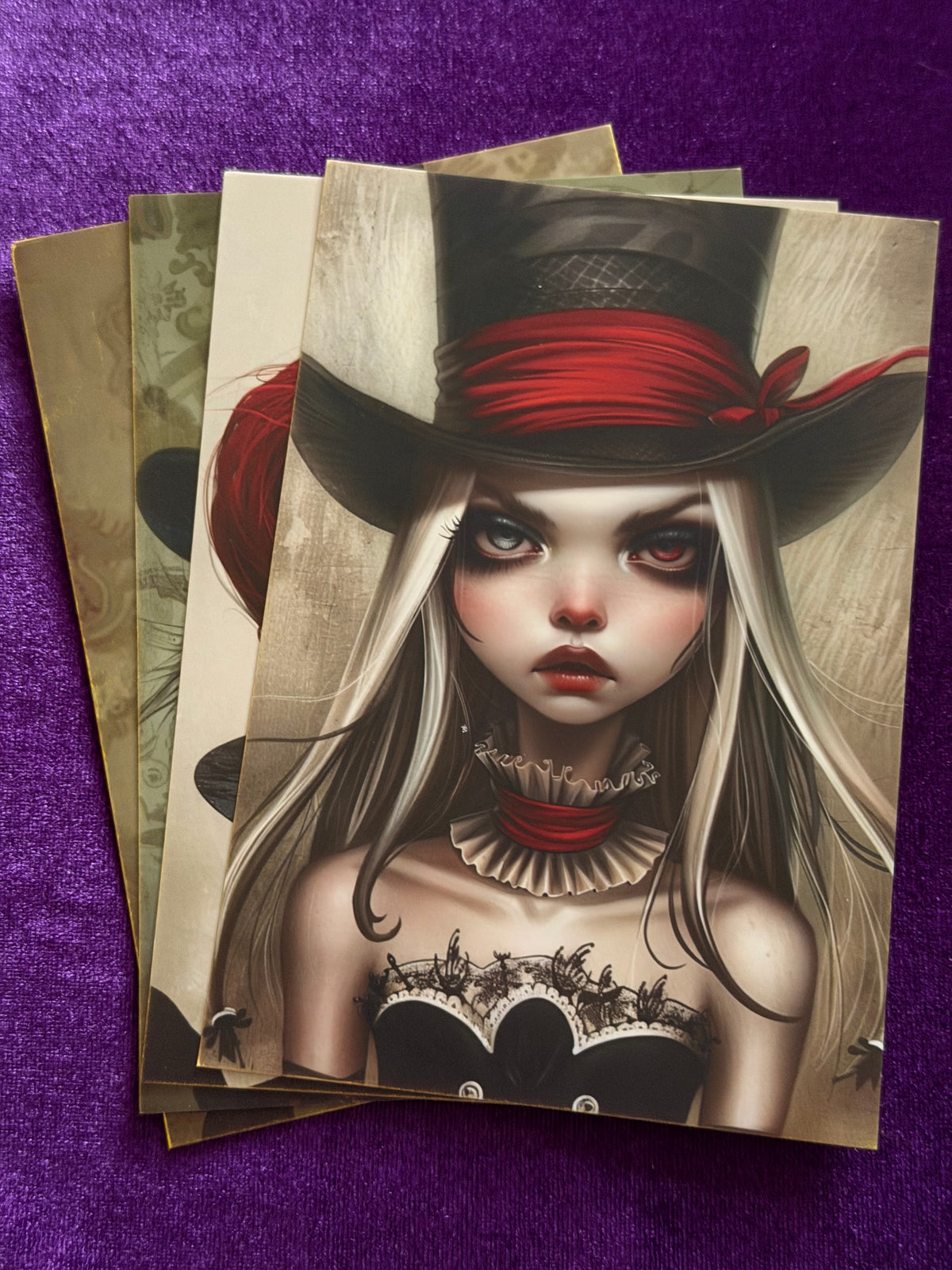 Down the Dark Rabbit Hole — Mini Art Prints — Set 5