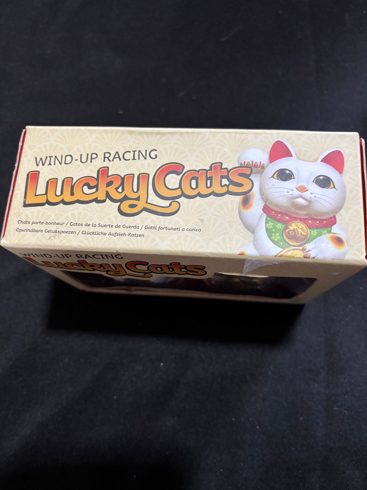 Bluw Vintage 2015 Wind-Up Racing Lucky Cats – New in Box