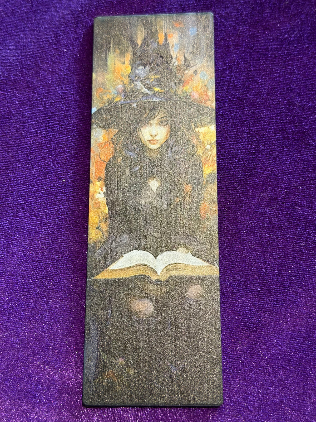 Witch & Spellbook Acrylic Bookmark