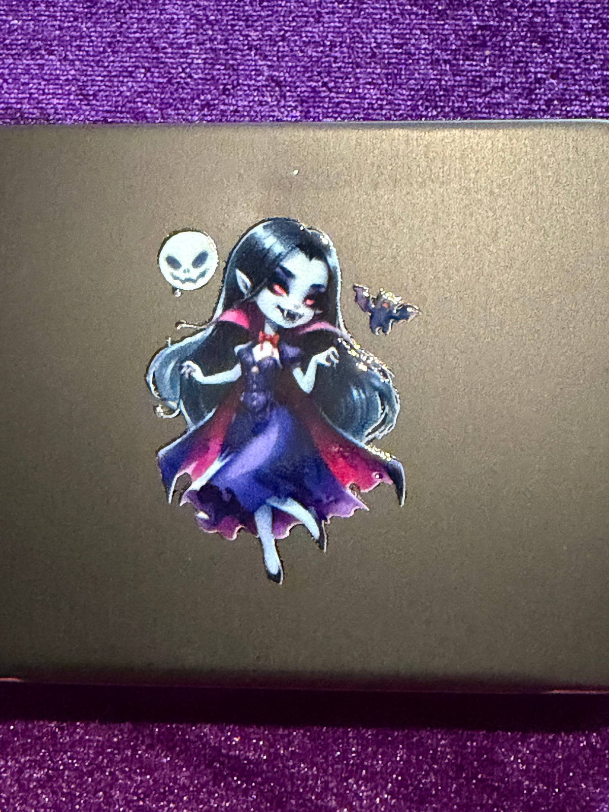 Miss Vampire Multipurpose Metal Tin