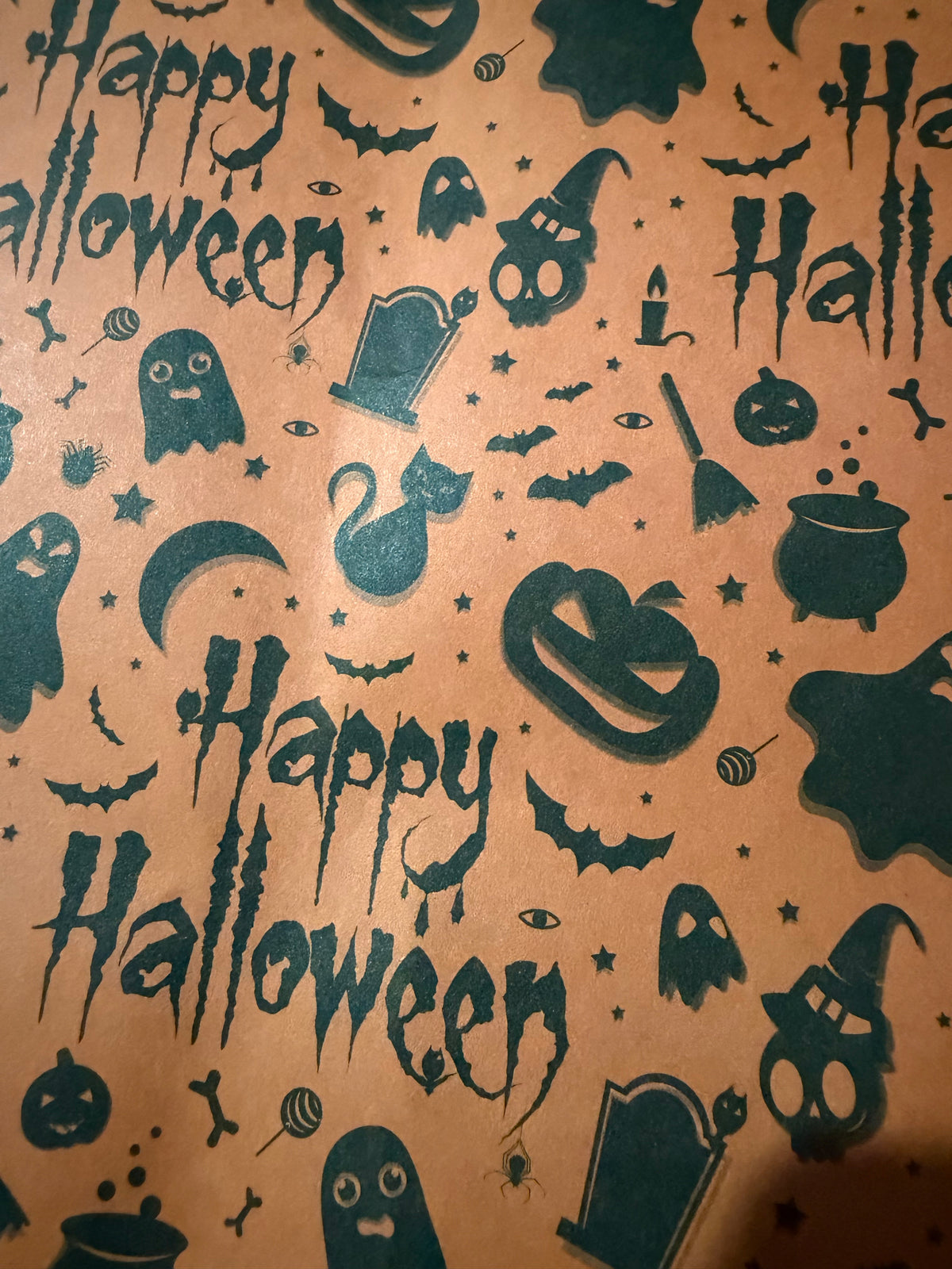 Happy Halloween Wrapping Paper — 2 Sheet Pack