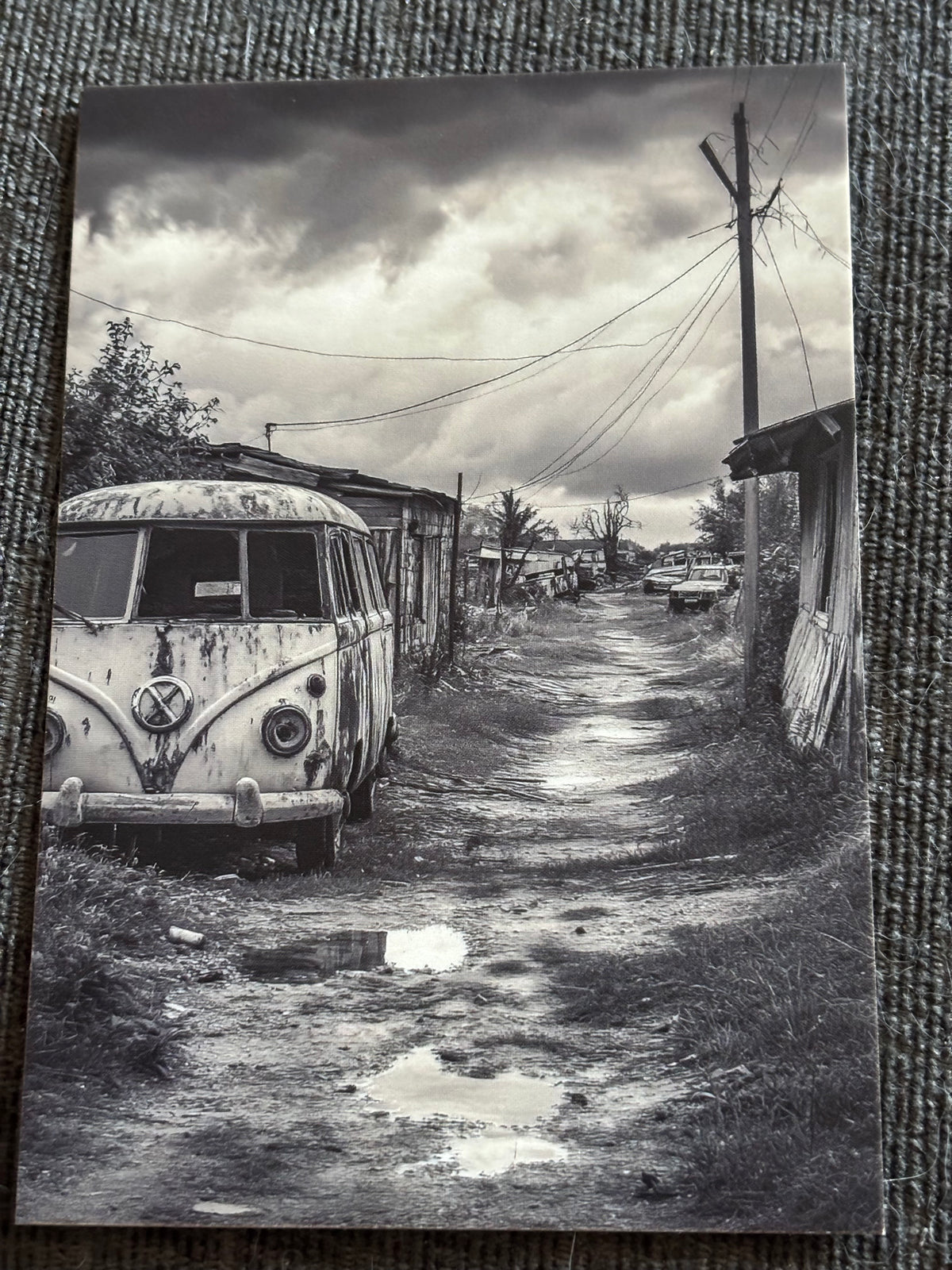 Deserted Town Mini Art Print Set (4 Pack)