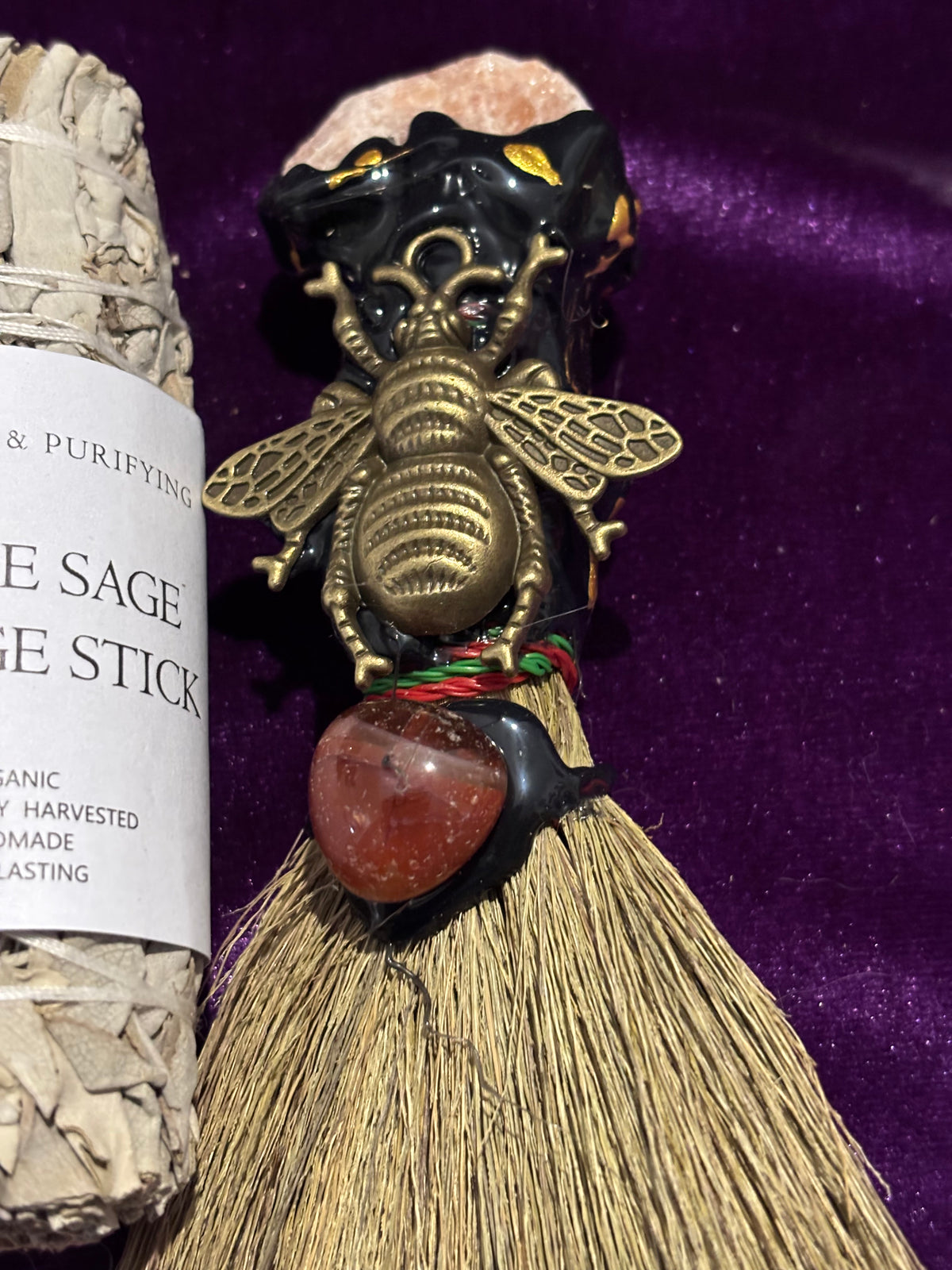 Altar Broom & Smudging Gift Set