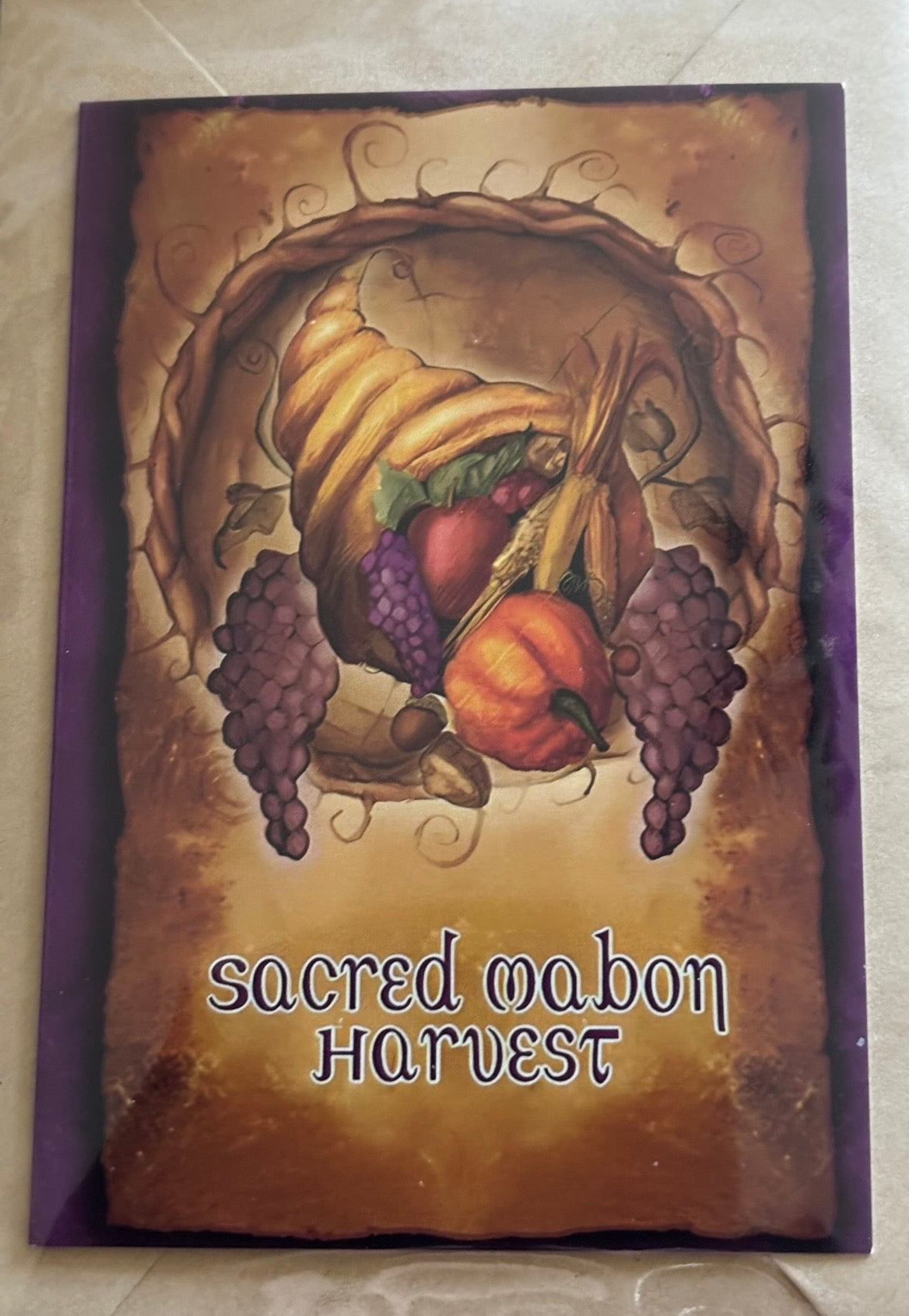 Sacred Mabon Harvest Card