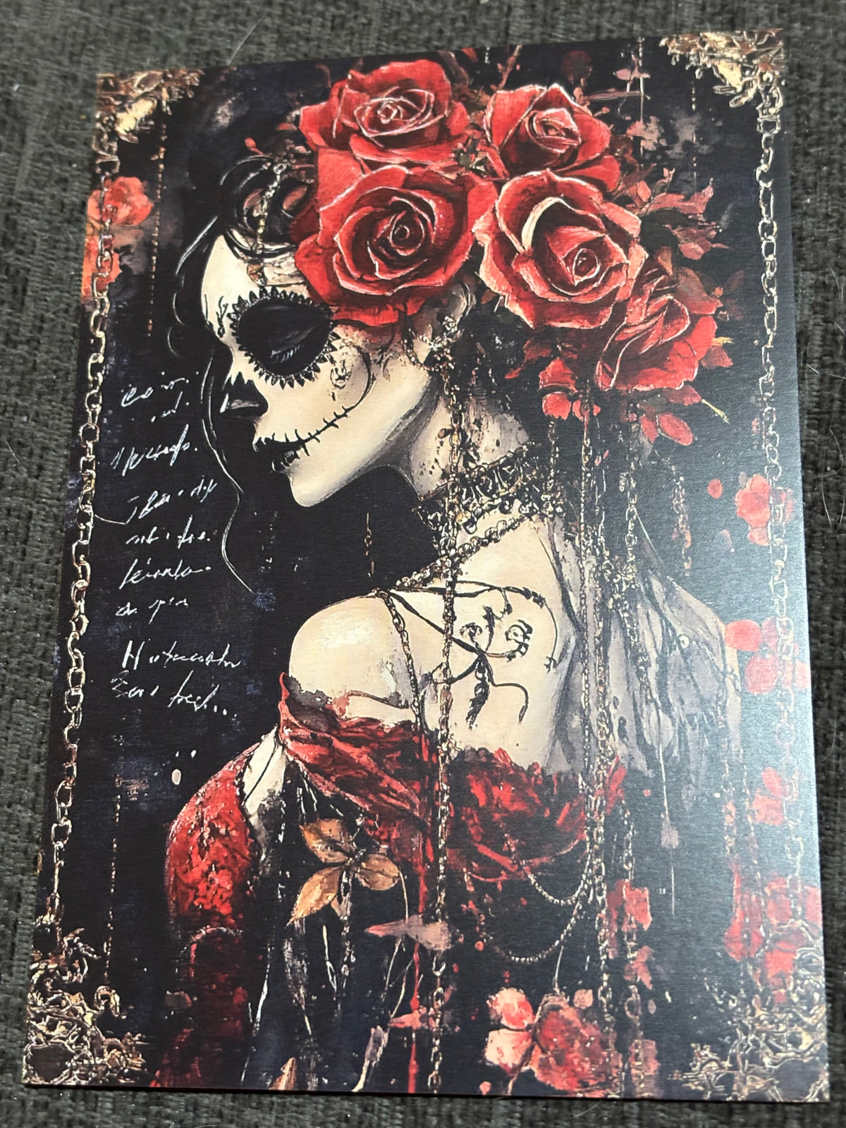 Sugar Skull Mini Art Print Set (4 Pack)