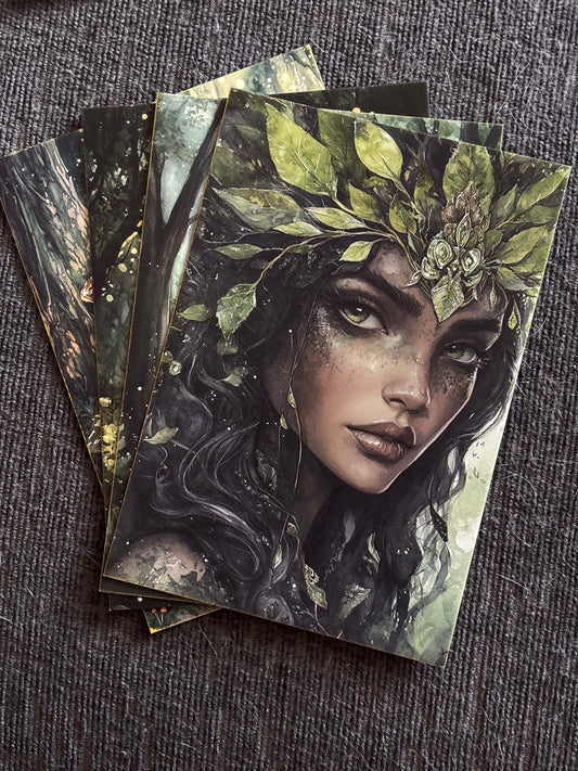 Forest Witch Art Print Set