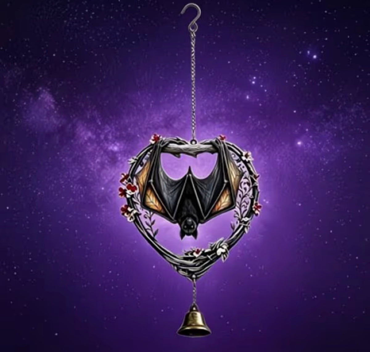 Gothic Bat Wind Chime