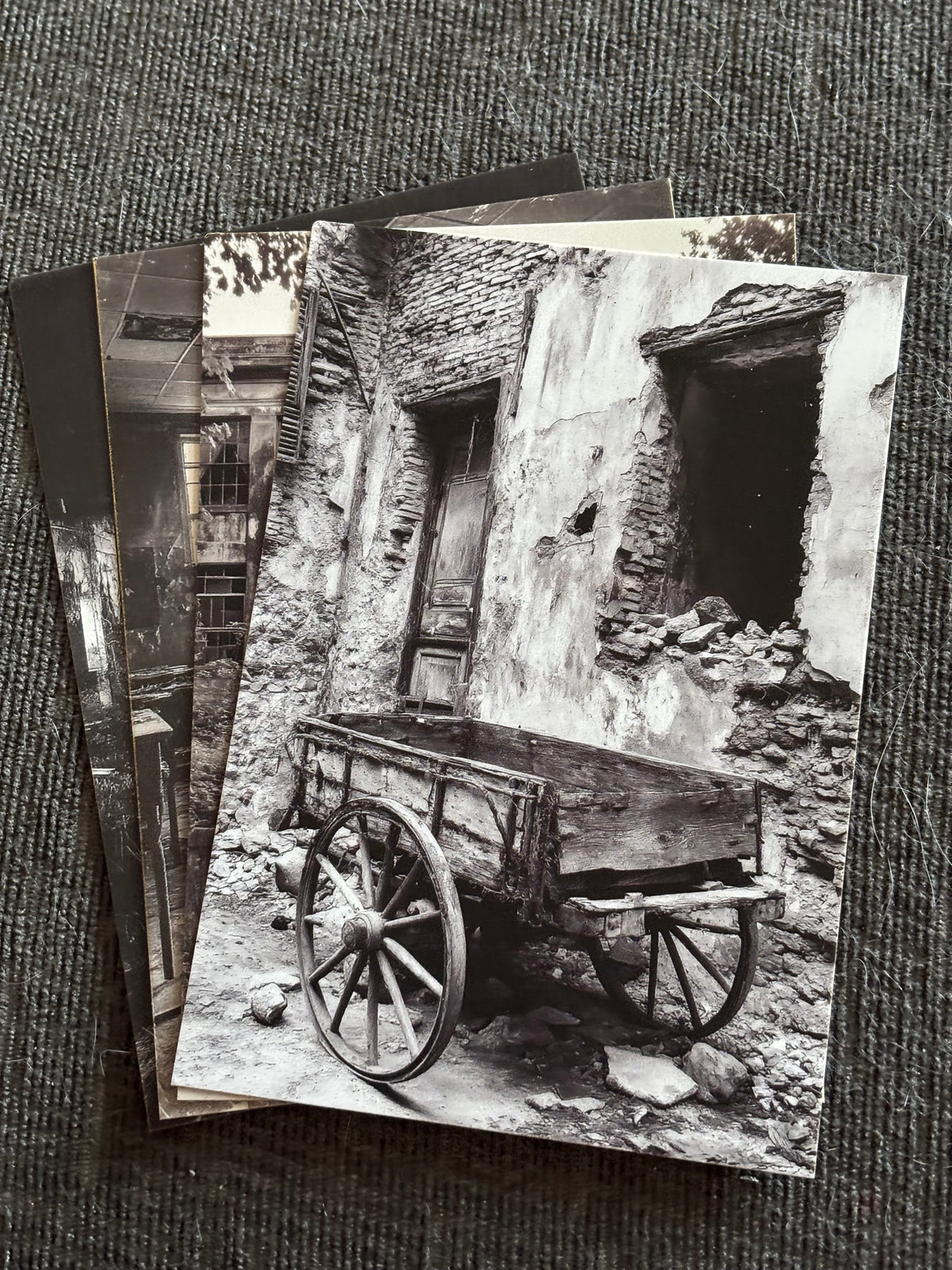 Deserted Town Mini Art Print Set (4 Pack)