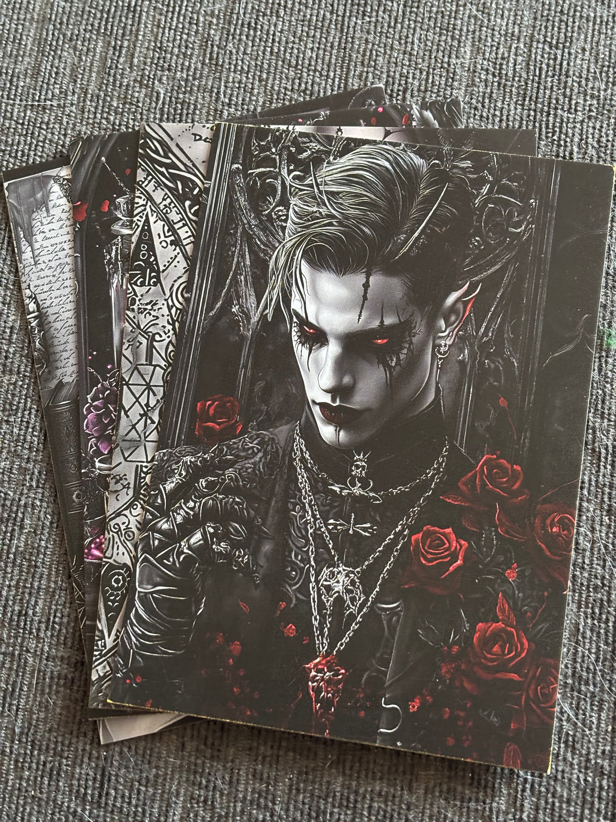 Dark Gothic Fantasy Art Print Set