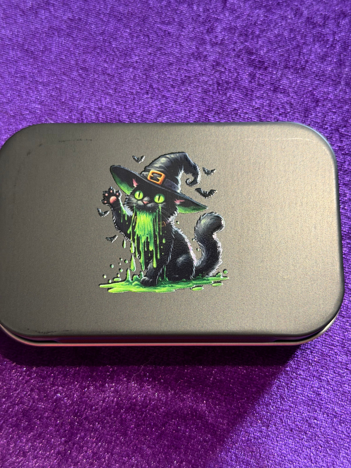Toxic Witches Cat Multipurpose Metal Tin