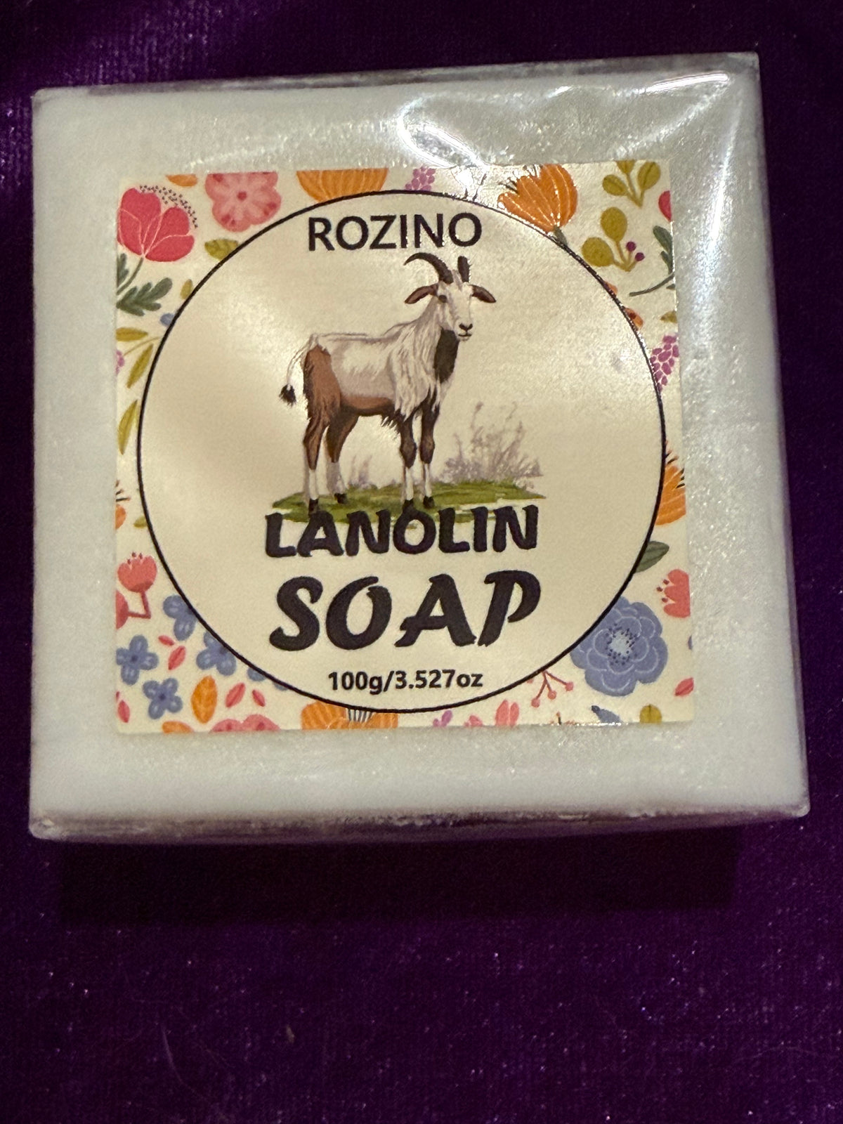 Handmade Goat’s Milk Lanolin Soap – Mild Scent – 100 g