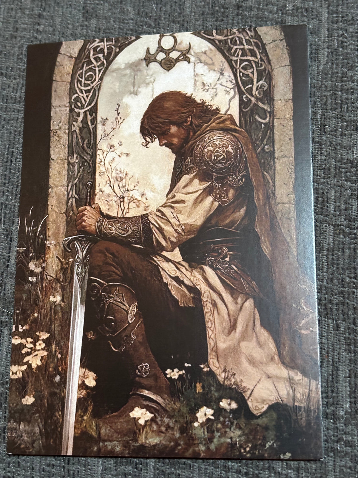 Medieval Wizards & Knights Postcard Set (4 Cards) | Fantasy Art A6 Postcards