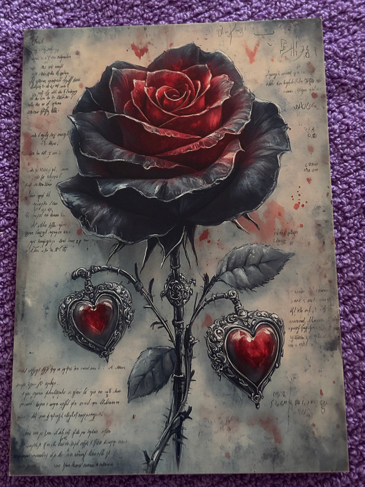 Gothic & Fantasy Mini Art Prints – Set 1 – Pack of 4