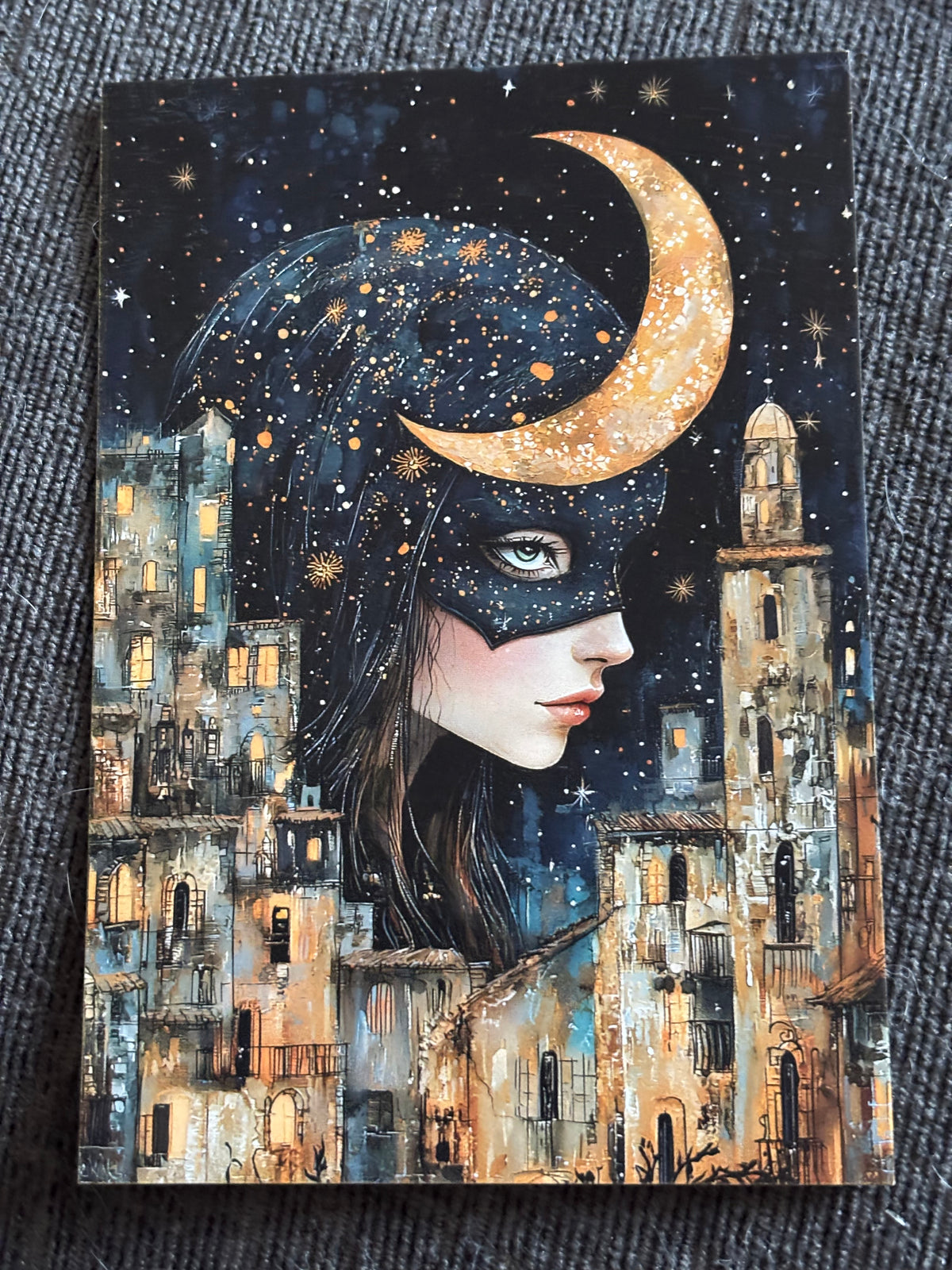 Celestial Dreamscape Mini Art Print Set (4 Pack)