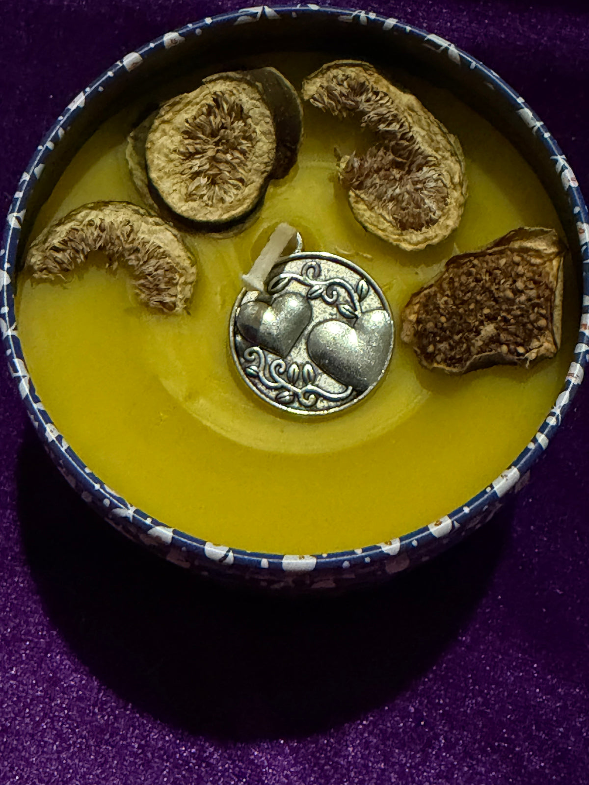Gingerbread, Dried Fig & Double Heart Candle